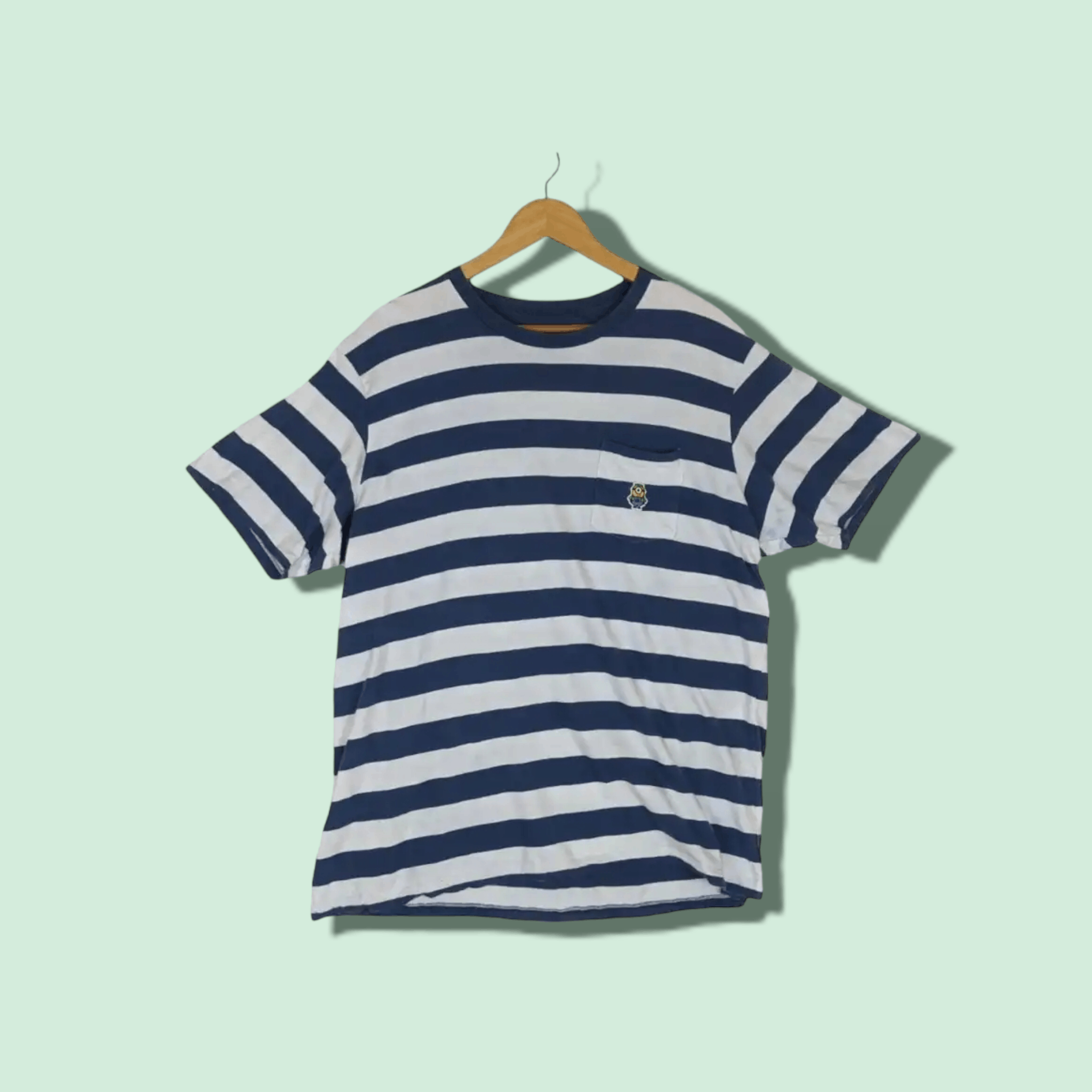 Cartoon Network × Uniqlo UNIQLO x DESPICABLE ME Minion Striped T-Shirt Size US XL / EU 56 / 4 - 1 Thumbnail