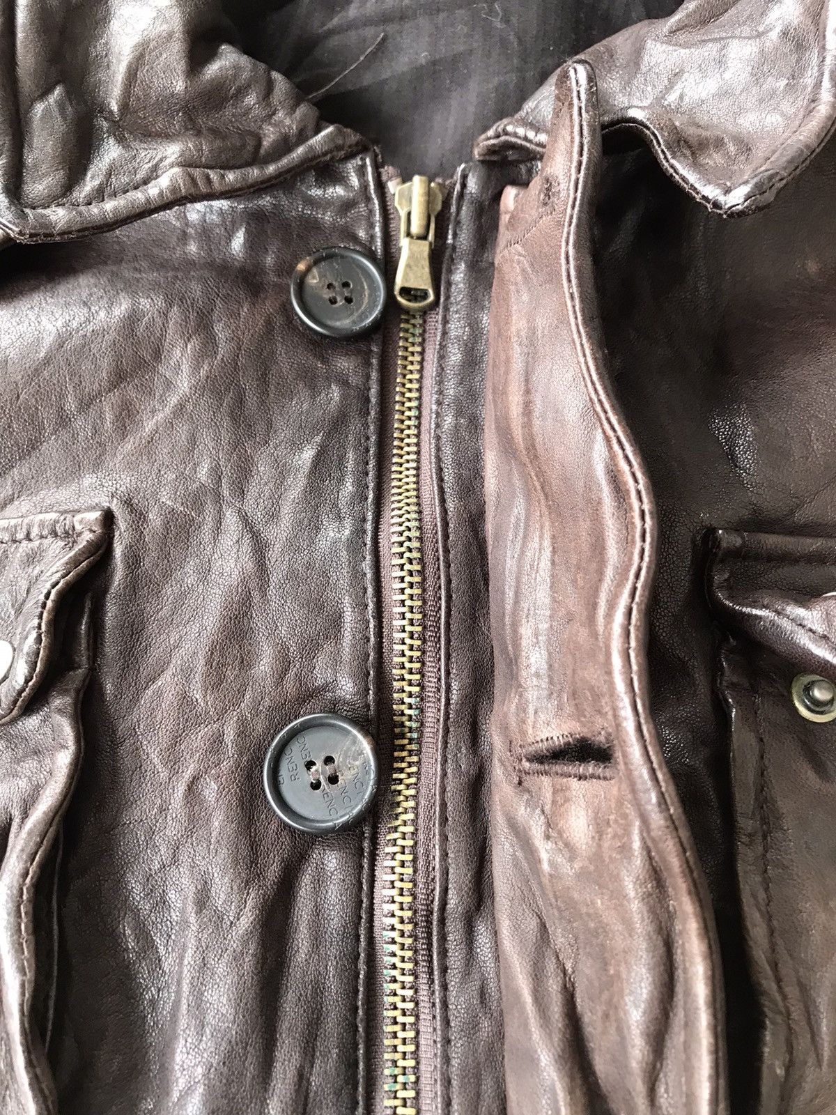 If Six Was Nine 💥Final💥Vintage Leather Tactical Hoodie Jacket Size US S / EU 44-46 / 1 - 8 Thumbnail