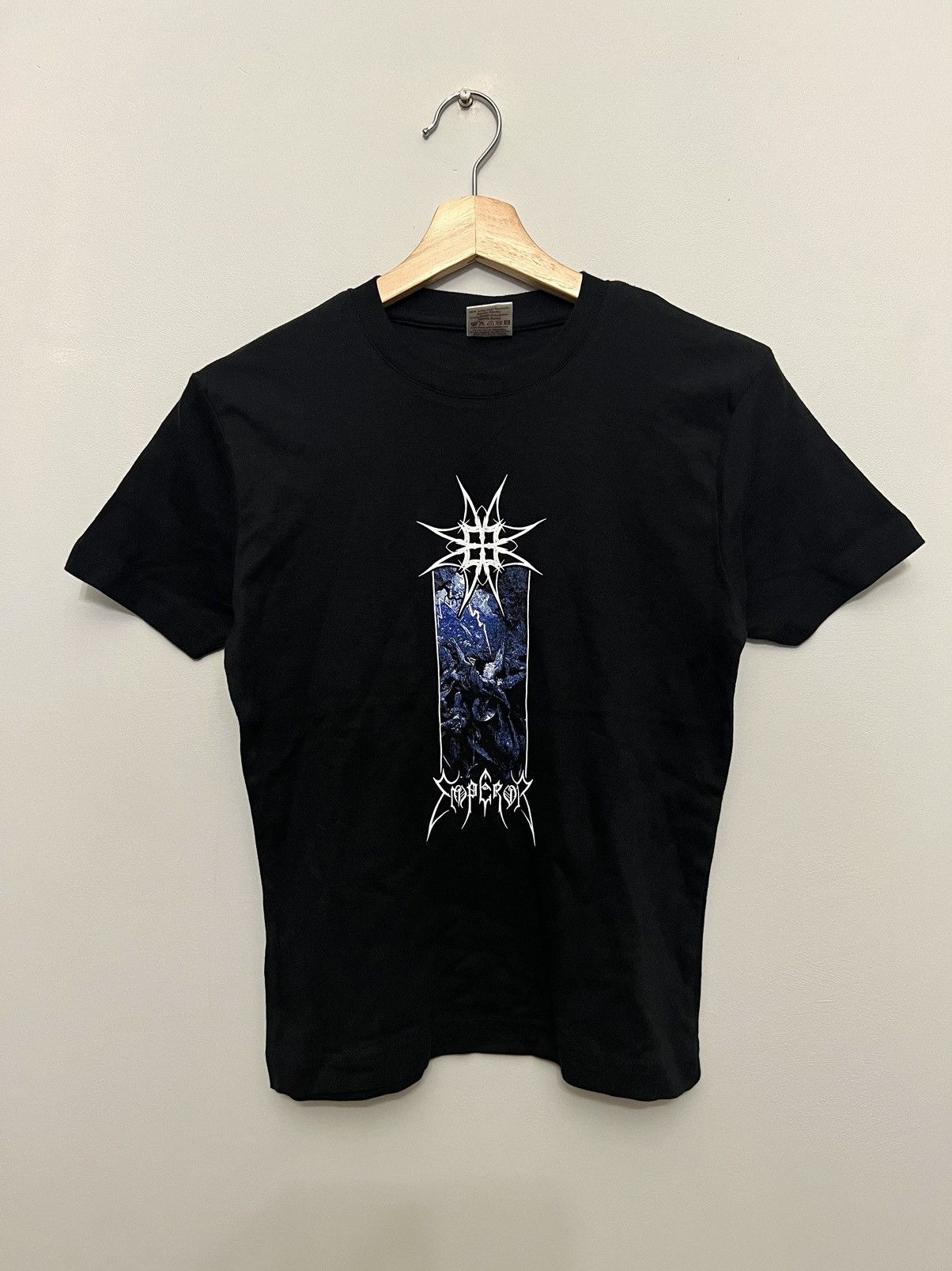 Band Tees Rare Emperor Babydoll Black Metal Band Tshirt 00s Y2K Size L / US 10 / IT 46 - 1 Thumbnail