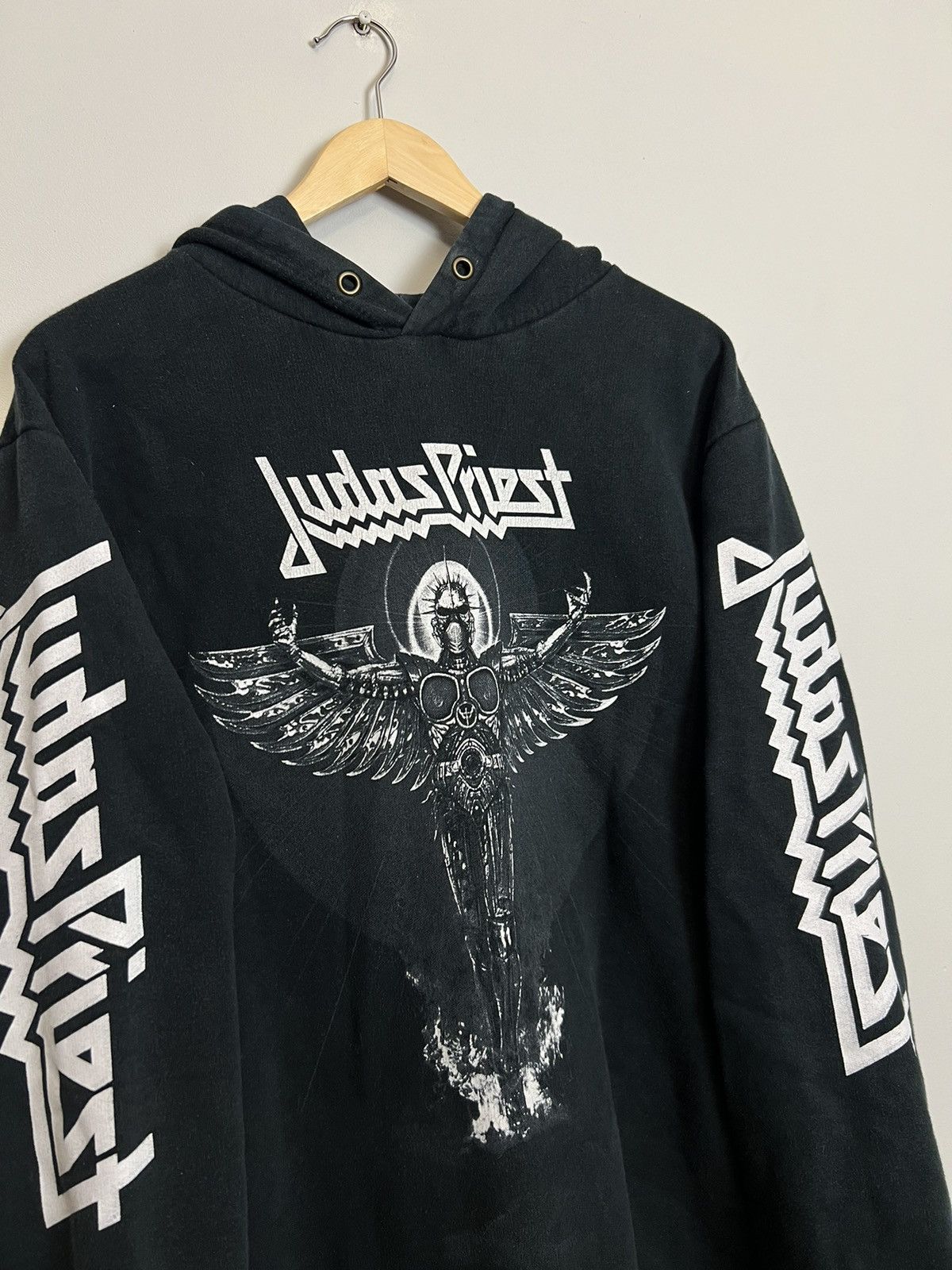 Band Tees Vintage 90s Judas Priest Painkiller Metal Band Rock Hoodie Size US L / EU 52-54 / 3 - 3 Thumbnail