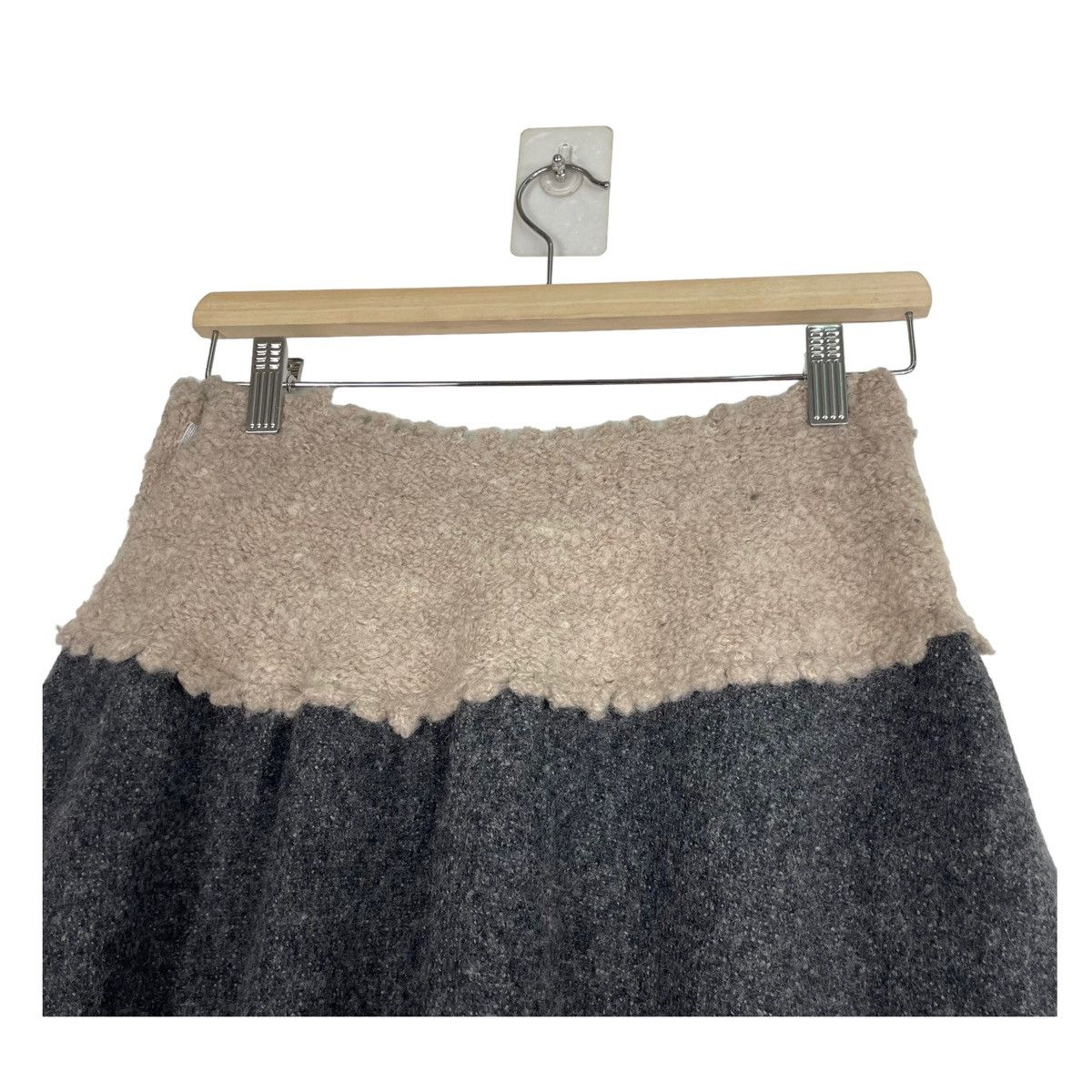 45rpm × Japanese Brand × Kapital 💥45 RPM PLEATED CURTAINS WOOL SKIRT Size 27" / US 4 / IT 40 - 7 Thumbnail