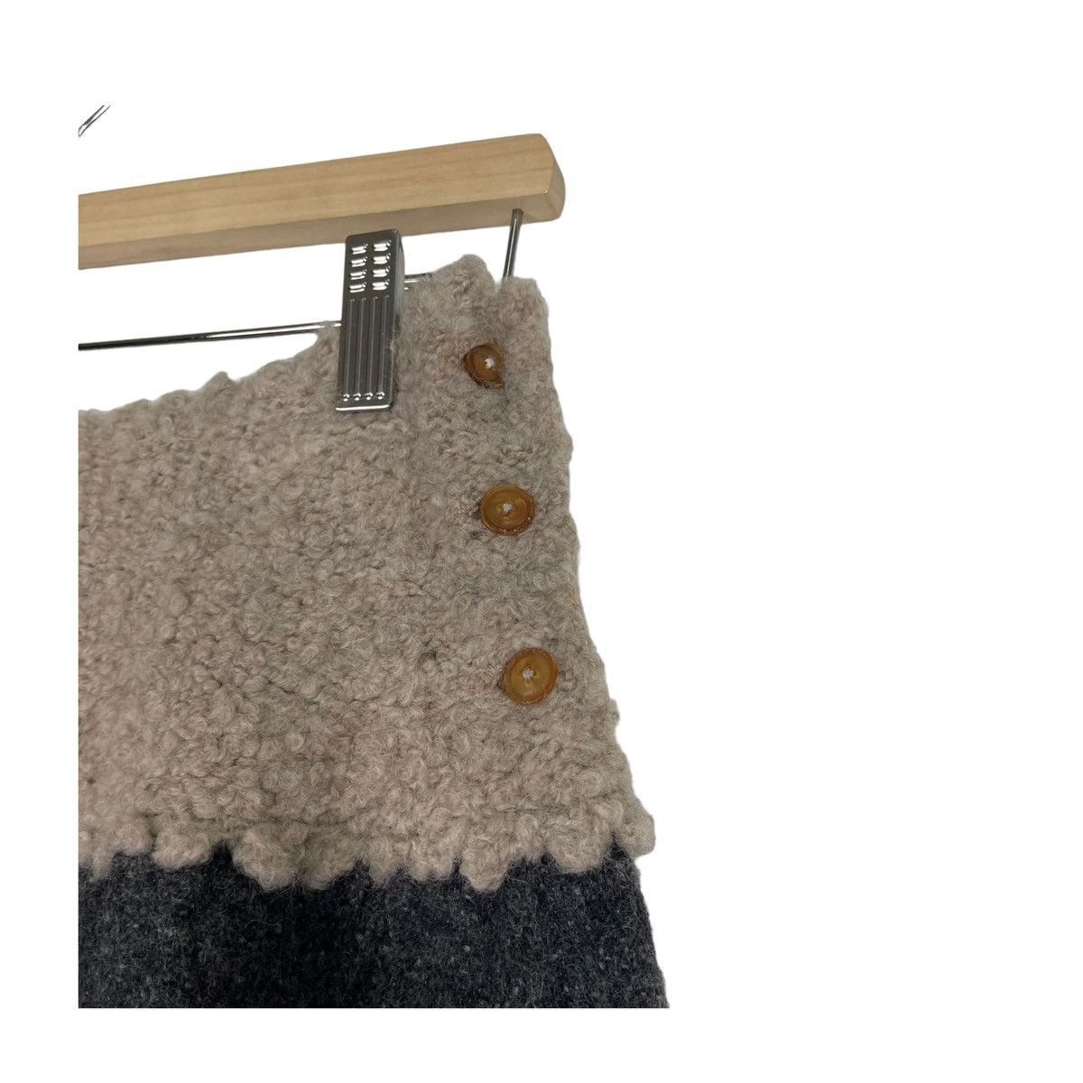 45rpm × Japanese Brand × Kapital 💥45 RPM PLEATED CURTAINS WOOL SKIRT Size 27" / US 4 / IT 40 - 5 Thumbnail