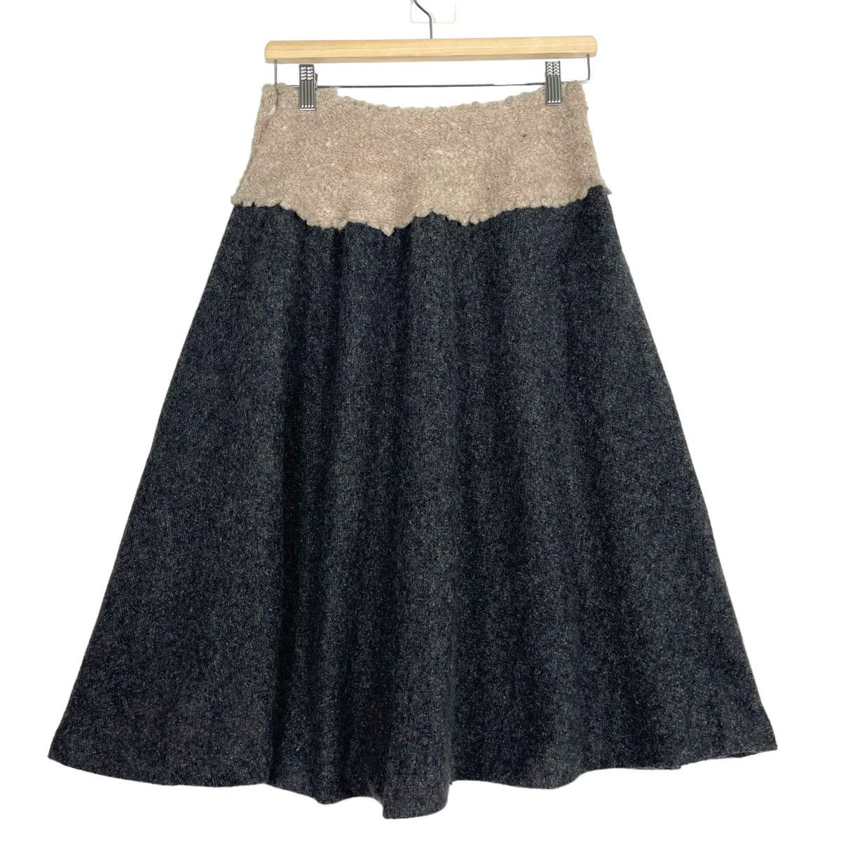 45rpm × Japanese Brand × Kapital 💥45 RPM PLEATED CURTAINS WOOL SKIRT Size 27" / US 4 / IT 40 - 8 Thumbnail
