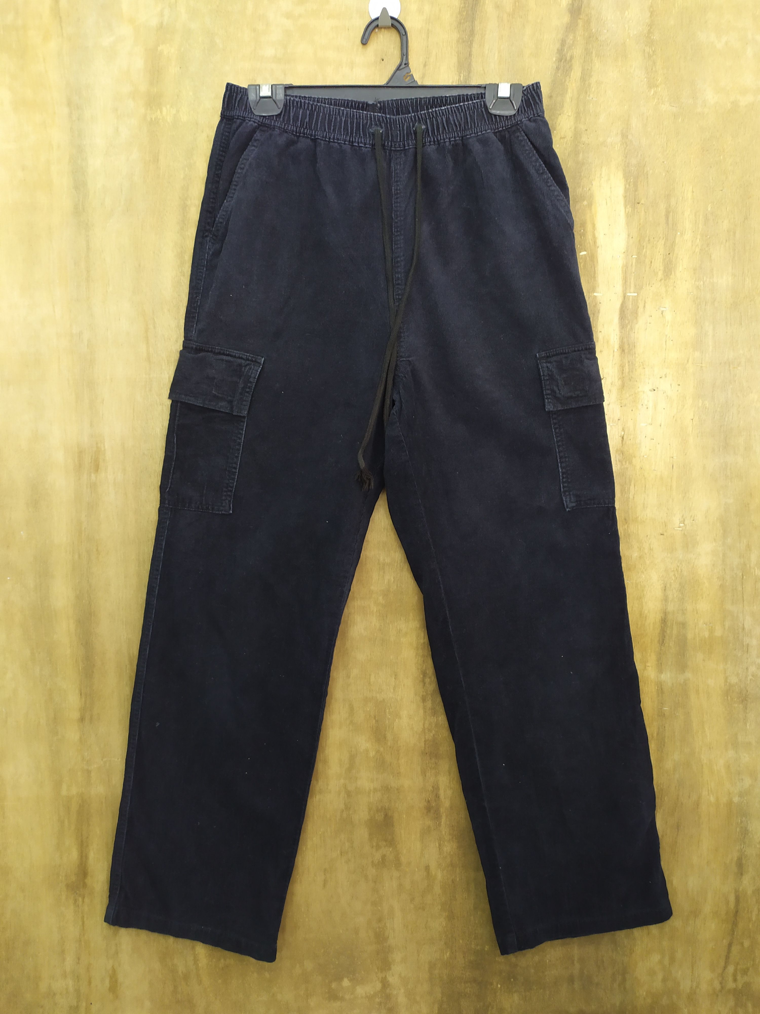 image of Black Cargo Pants, Men's (Size 26)