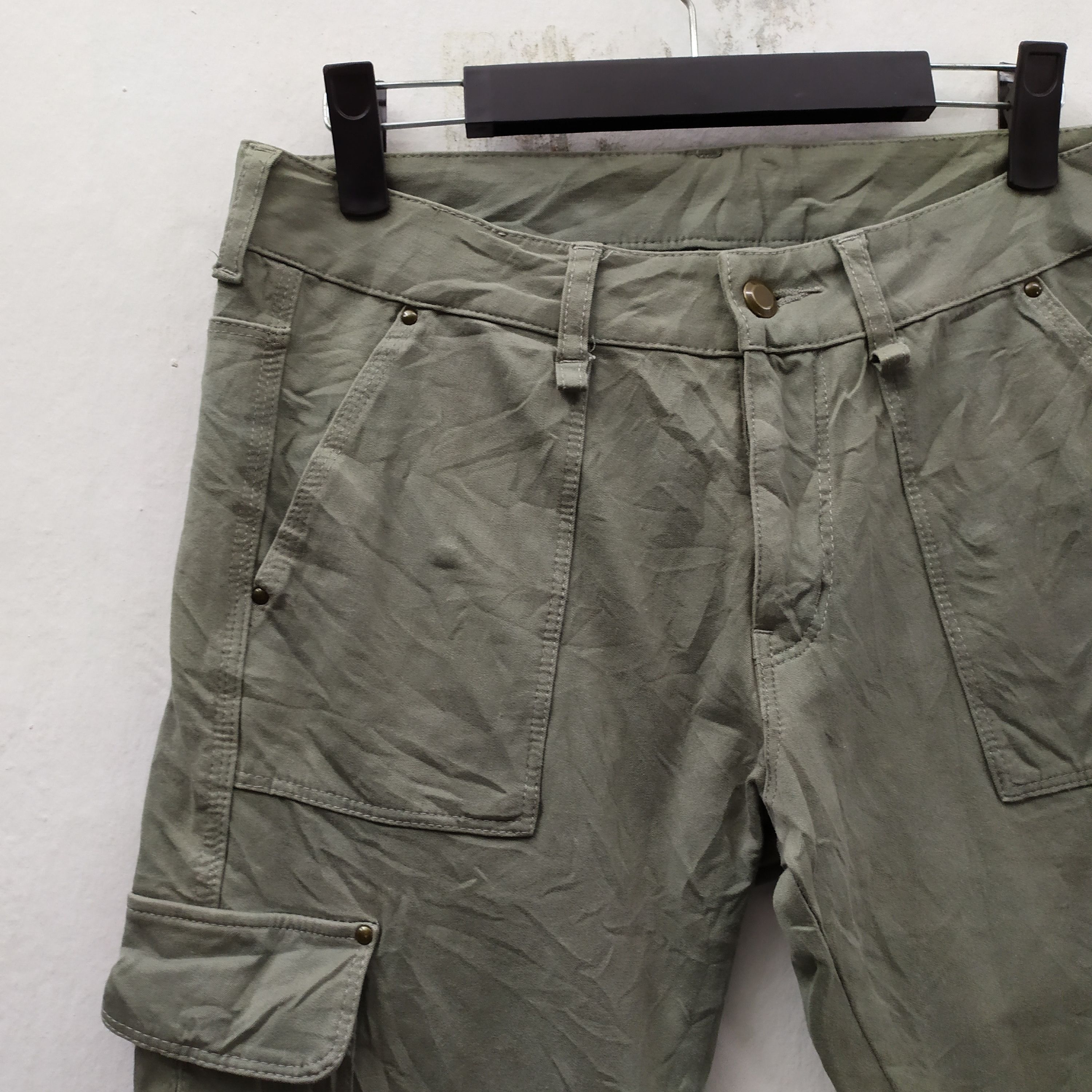 Japanese Brand NICOLE FADED CARGO PANTS/ TACTICAL PANTS Size US 28 / EU 44 - 3 Thumbnail
