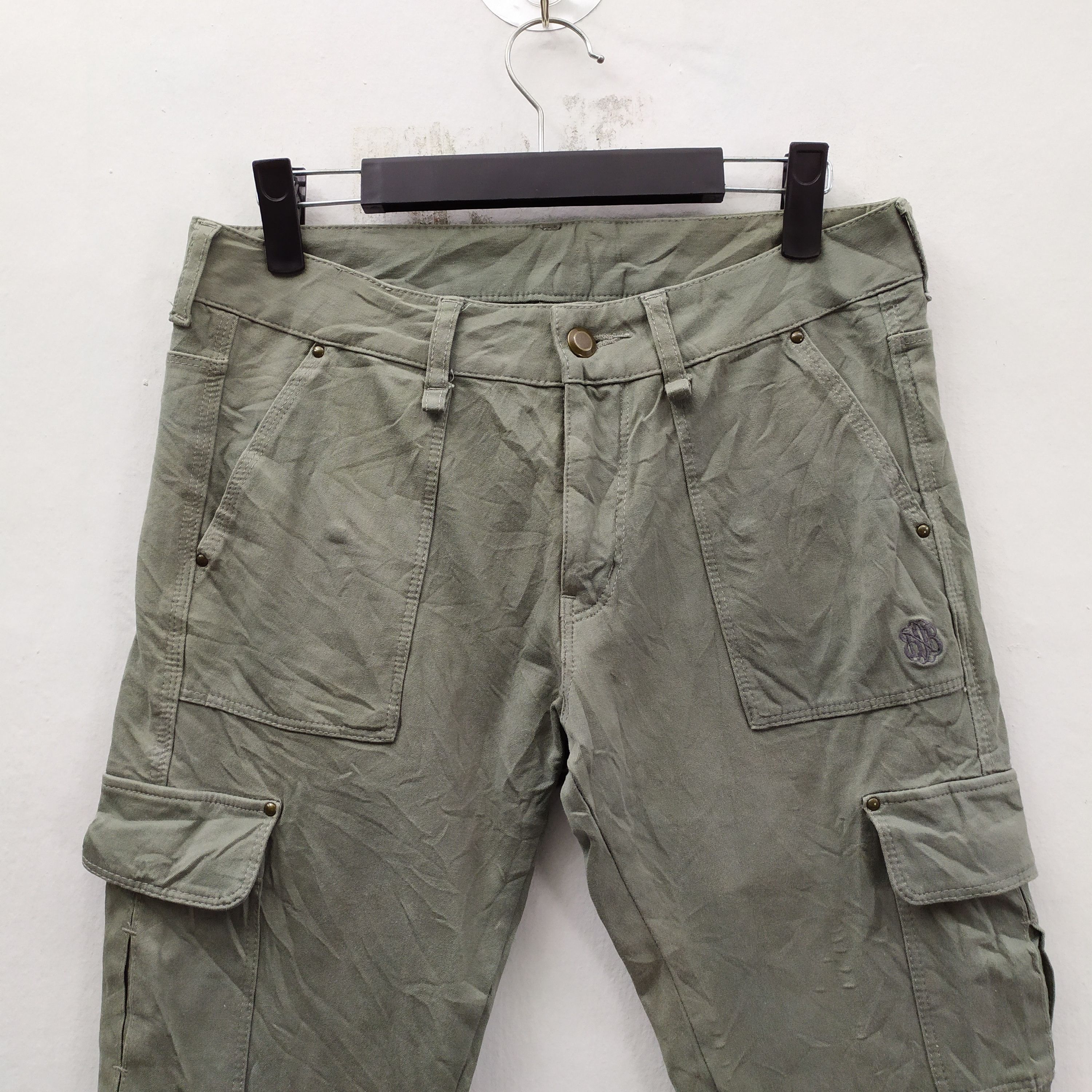 Japanese Brand NICOLE FADED CARGO PANTS/ TACTICAL PANTS Size US 28 / EU 44 - 4 Thumbnail