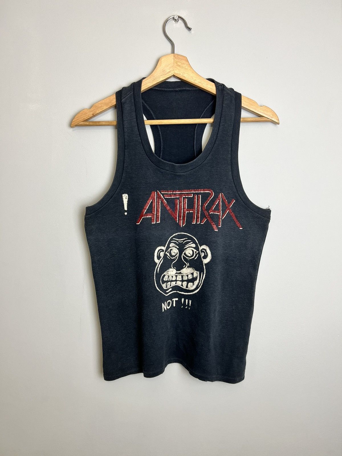Band Tees Rare Vintage 80s Anthrax Not Metal Band Tee tank top Size US M / EU 48-50 / 2 - 1 Thumbnail