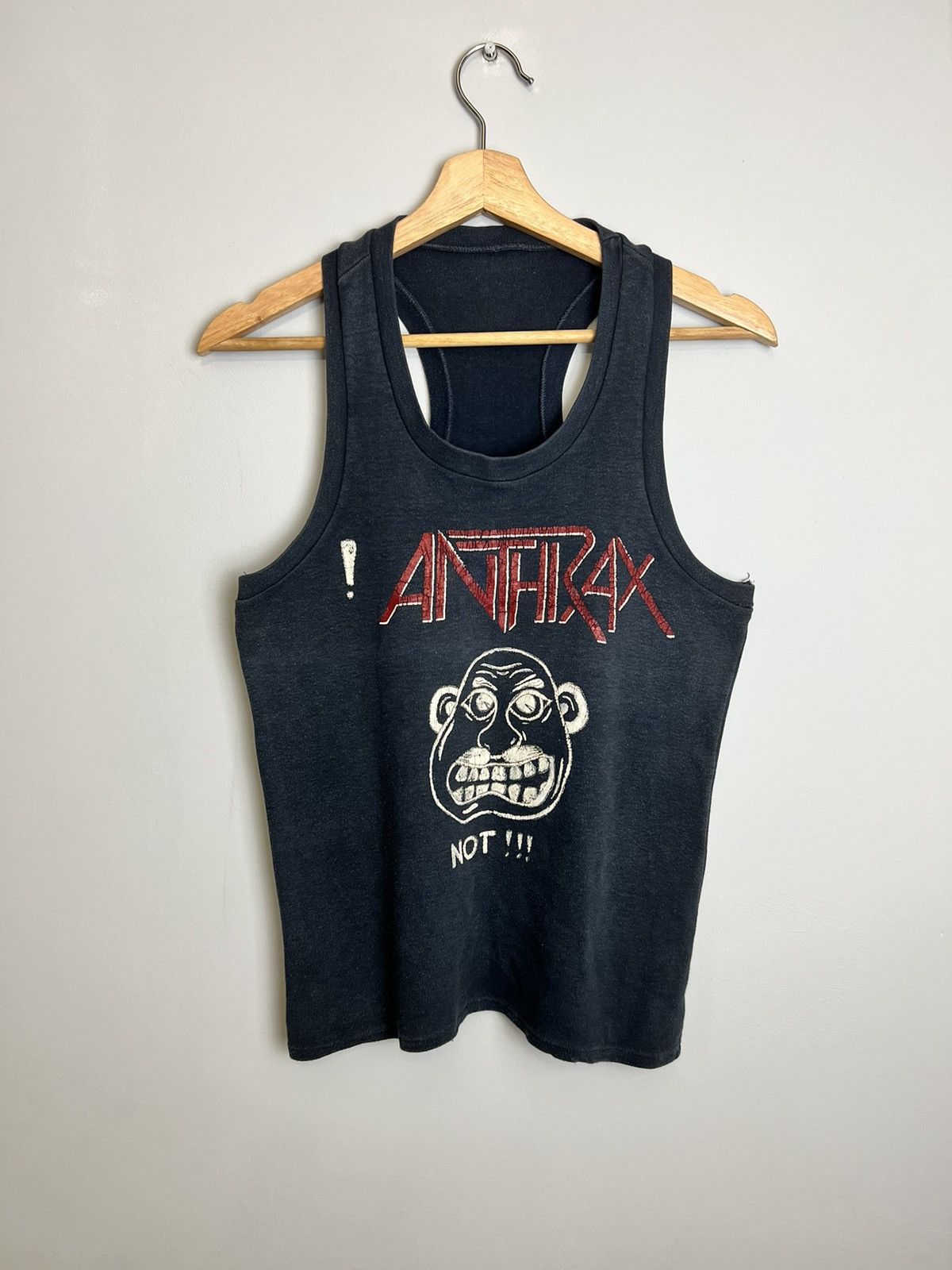 Vintage Rare Vintage 80s Anthrax Not Metal Band Tee tank top | Grailed