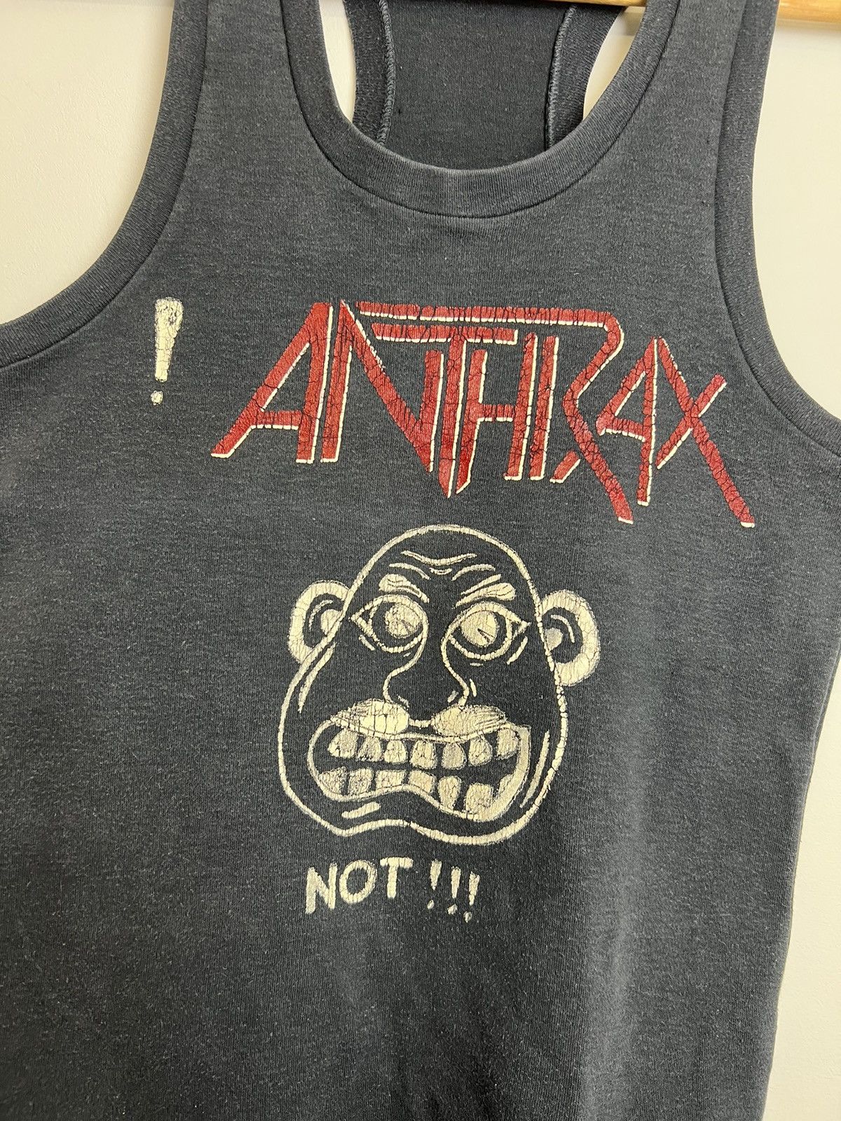 Band Tees Rare Vintage 80s Anthrax Not Metal Band Tee tank top Size US M / EU 48-50 / 2 - 2 Thumbnail