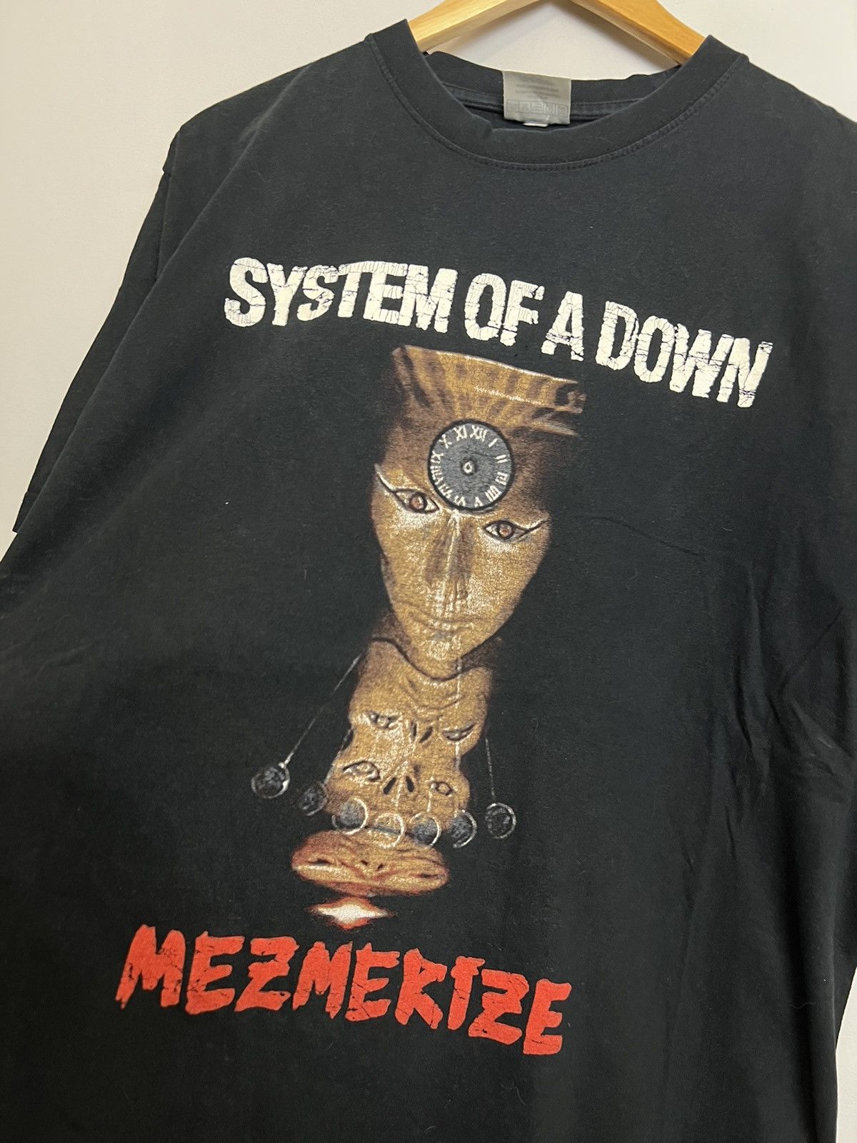 Band Tees Vintage 00s System of A Down Mezmerize Nu Metal Band Tee Size US L / EU 52-54 / 3 - 3 Thumbnail