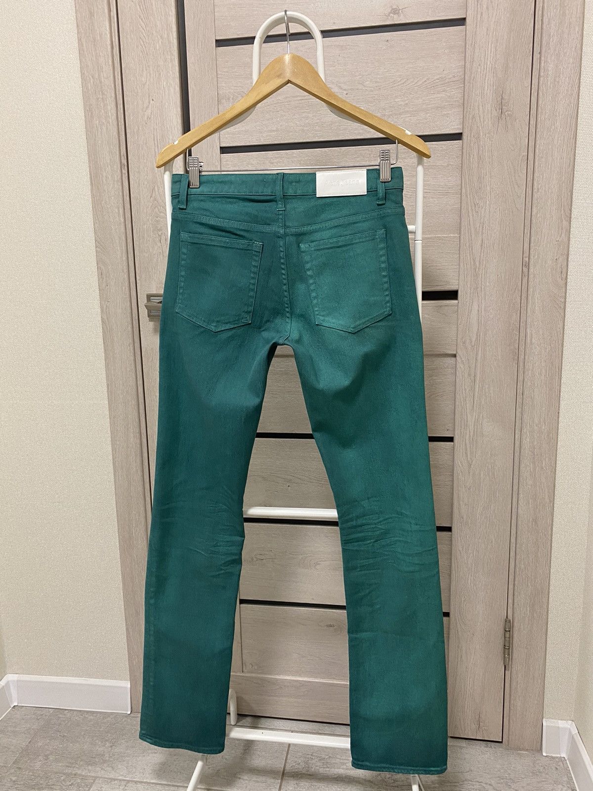 Acne Studios Acne Studios Hep Used Twill Jade Green Women’s Jeans Size 30" / US 8 / IT 44 - 6 Thumbnail