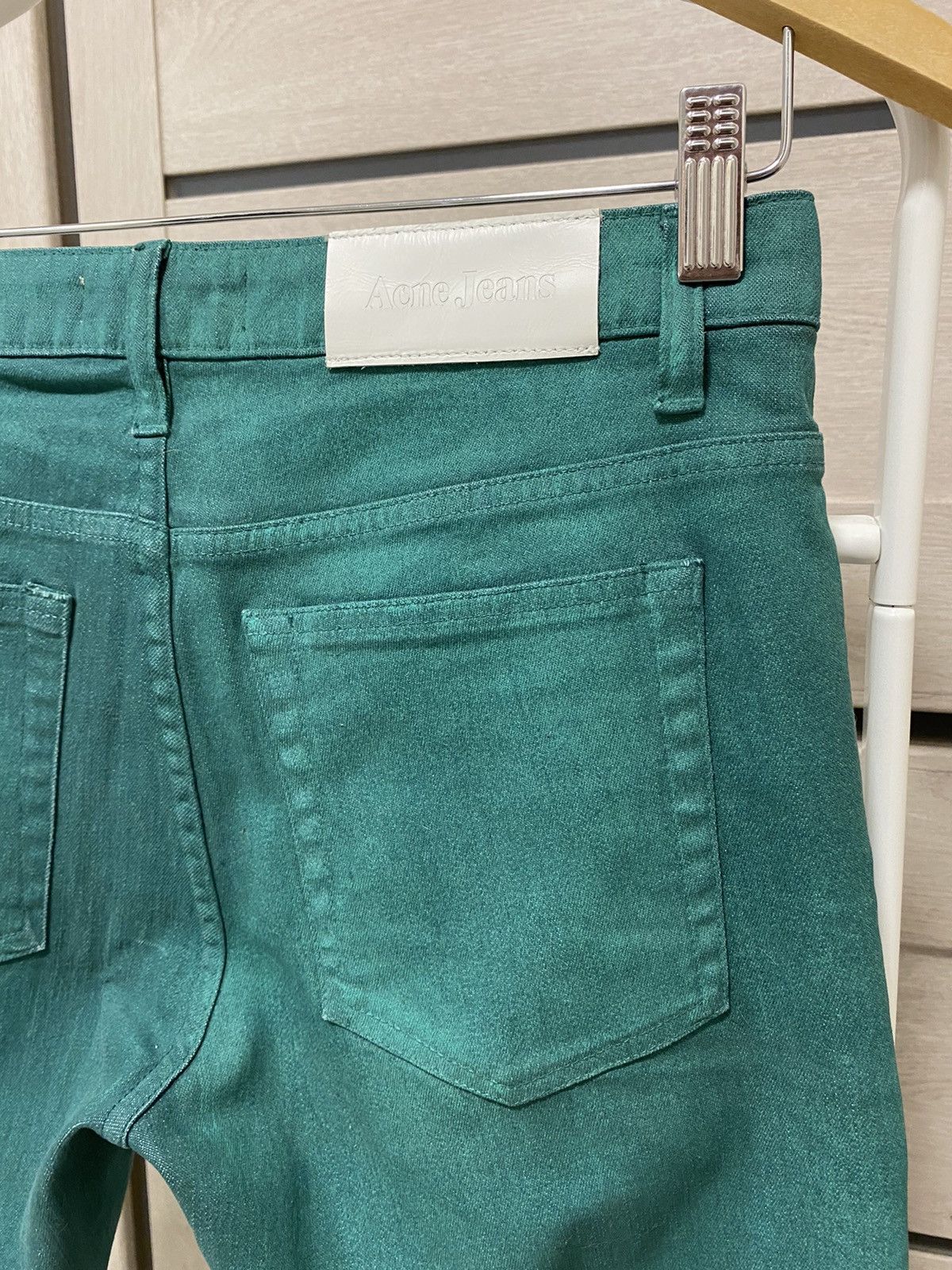 Acne Studios Acne Studios Hep Used Twill Jade Green Women’s Jeans Size 30" / US 8 / IT 44 - 8 Thumbnail