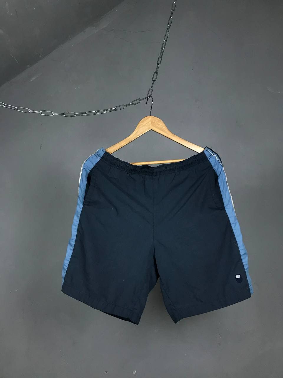 Nike × Vintage Nike swoosh streetwear vintage shorts Size US 32 / EU 48 - 1 Thumbnail