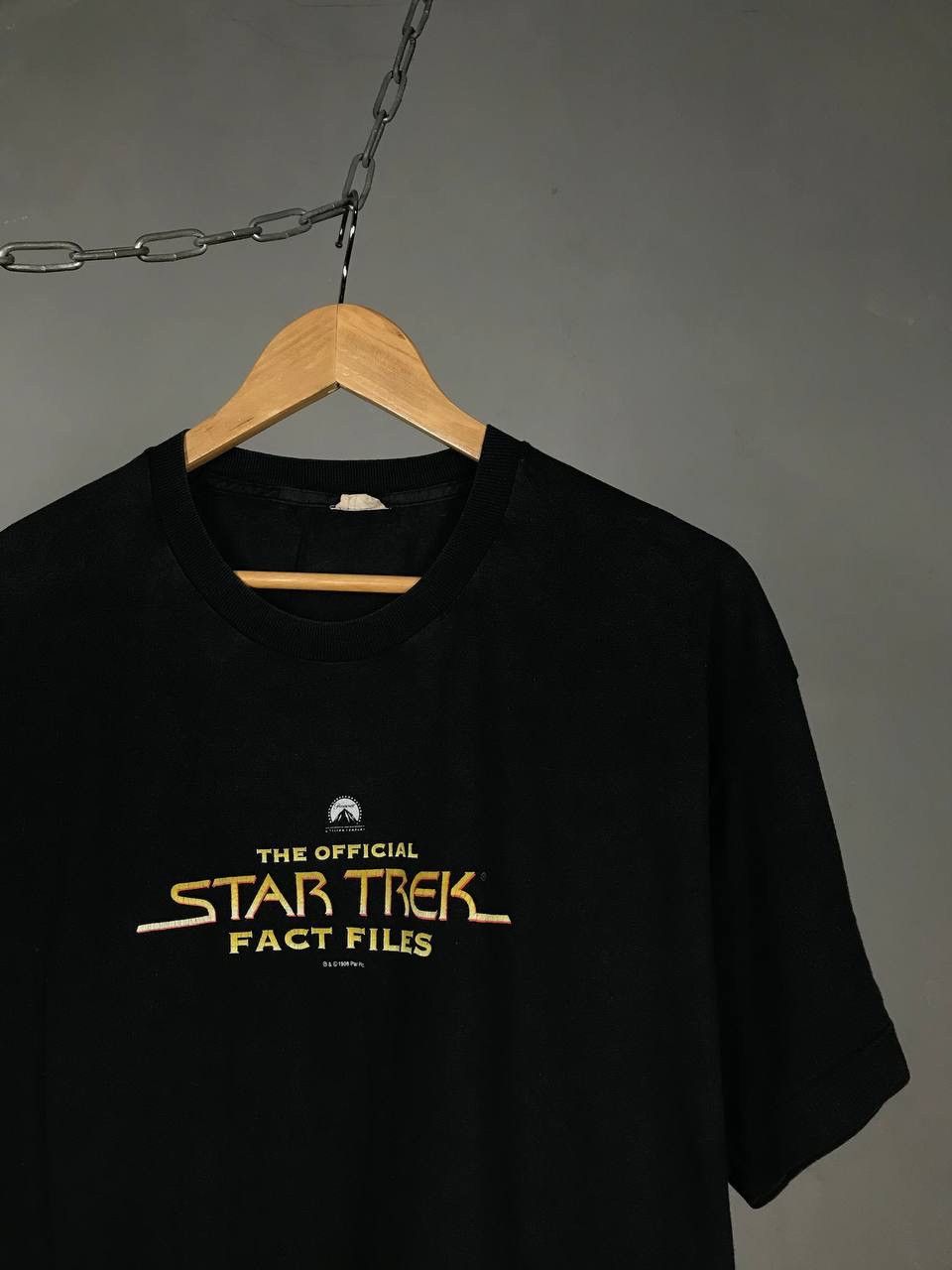 Vintage Star Trek 1998 Fact Files vintage cult movie tee Size US XL / EU 56 / 4 - 2 Thumbnail