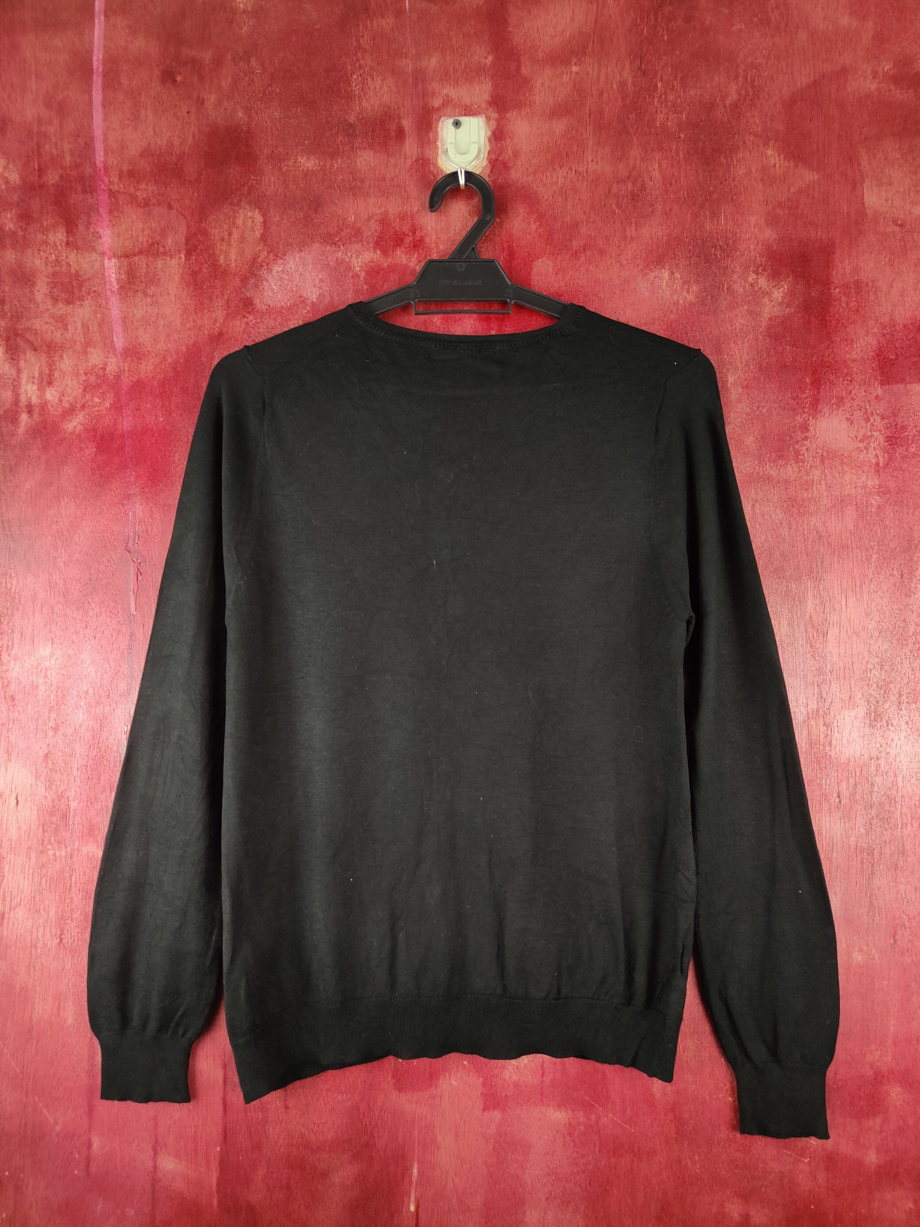 Japanese Brand Clear Impression Black Knitwear Cardigan #S1232 Size S / US 4 / IT 40 - 7 Thumbnail