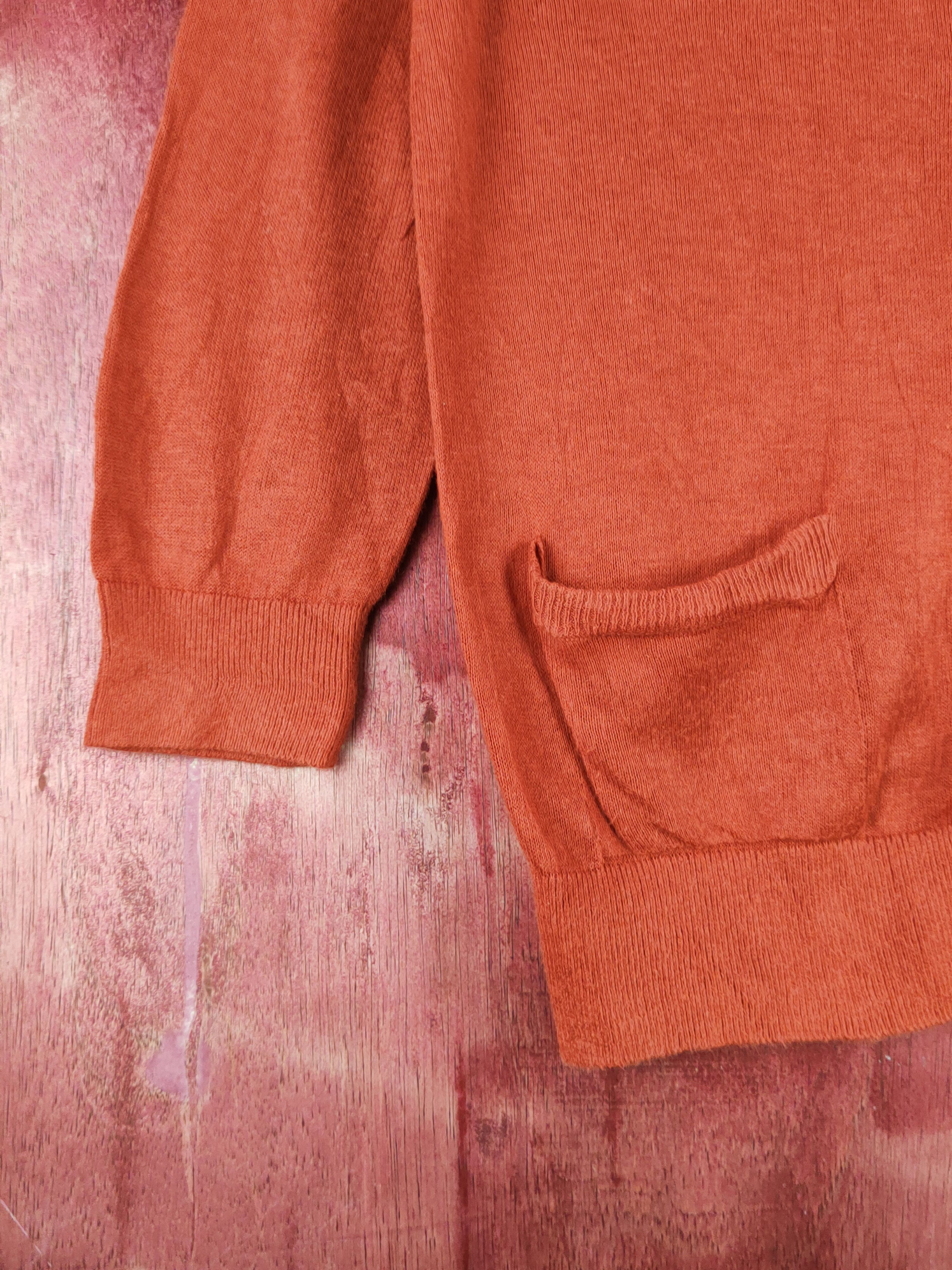 Global Work × Japanese Brand Global Work Dark Red Knitwear Cardigan #S1222 Size M / US 6-8 / IT 42-44 - 4 Thumbnail