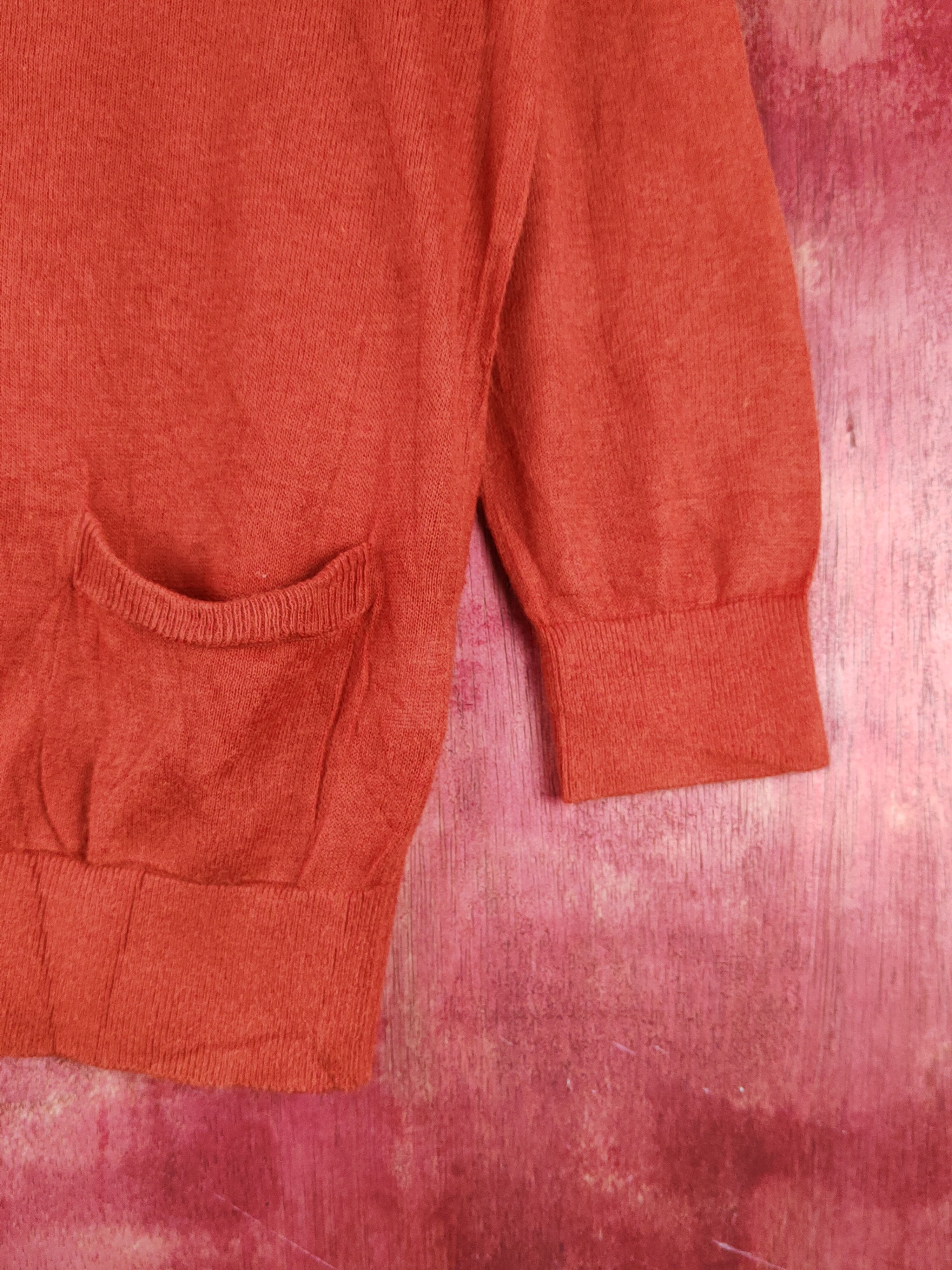 Global Work × Japanese Brand Global Work Dark Red Knitwear Cardigan #S1222 Size M / US 6-8 / IT 42-44 - 6 Thumbnail