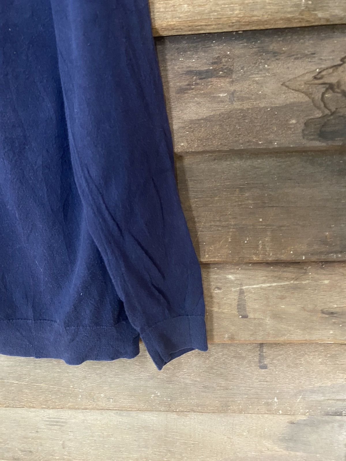 Homespun Knitwear × Uniqlo Uniqlo vintage Dark Blue Cardigan Knitwear #7262 Size L / US 10 / IT 46 - 11 Thumbnail