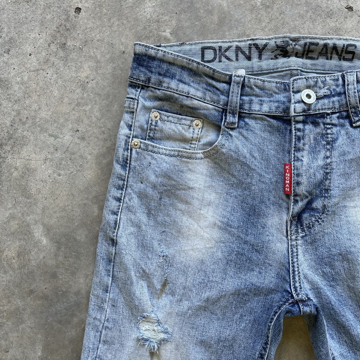 Vintage Vintage Designer Custom Distressed Denim Jeans Pants W29 Size US 29 - 3 Thumbnail