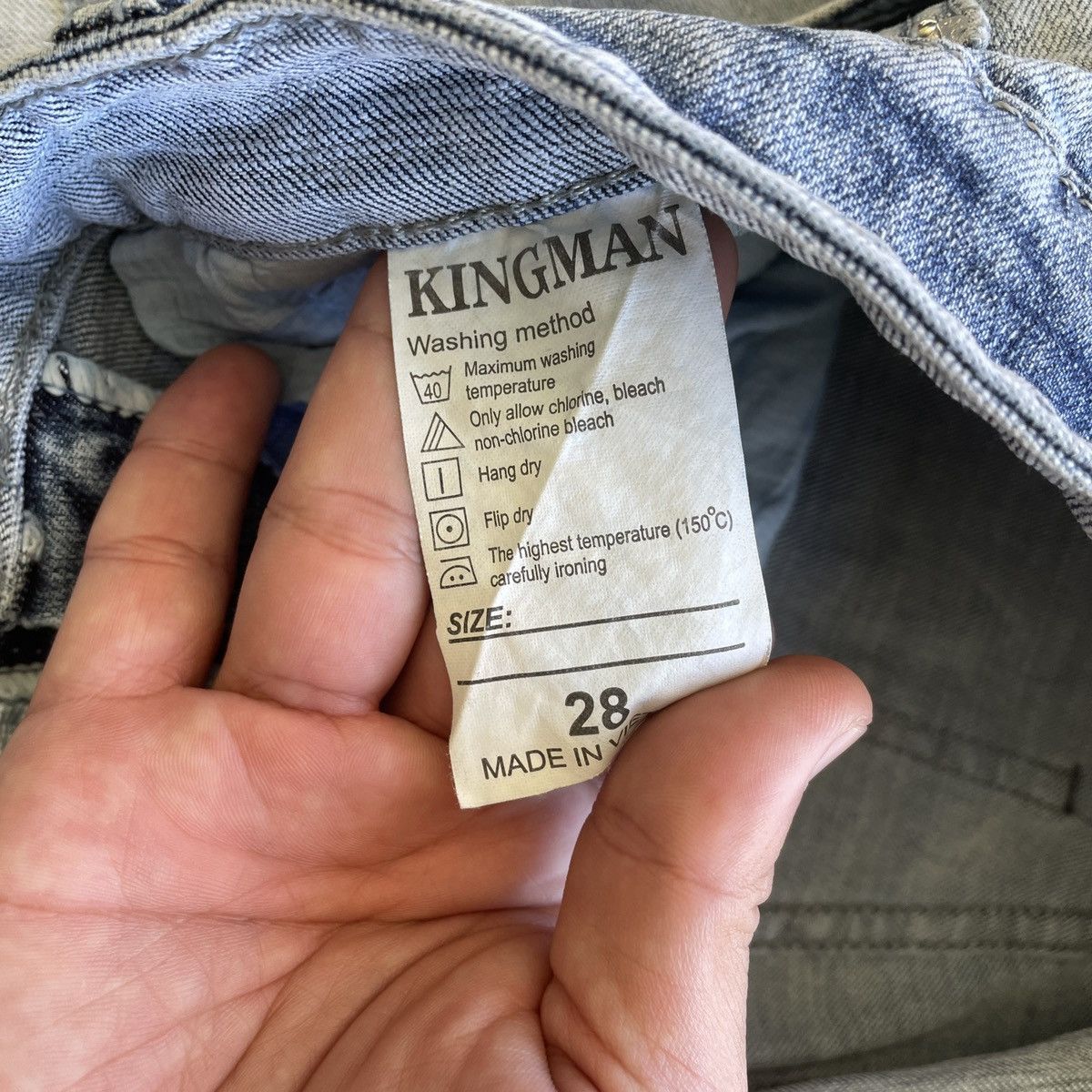 Vintage Vintage Designer Custom Distressed Denim Jeans Pants W29 Size US 29 - 8 Thumbnail