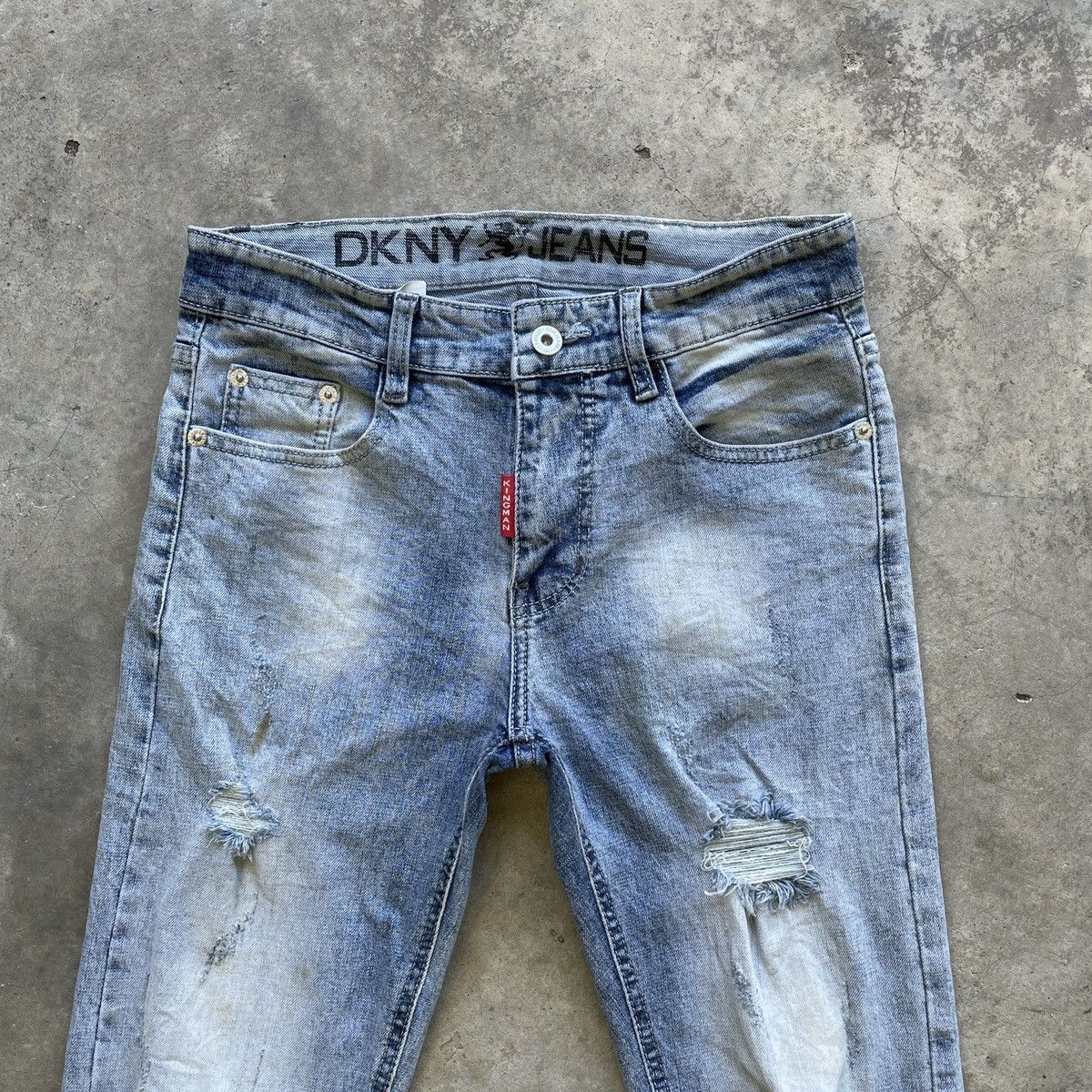 Vintage Vintage Designer Custom Distressed Denim Jeans Pants W29 Size US 29 - 2 Thumbnail