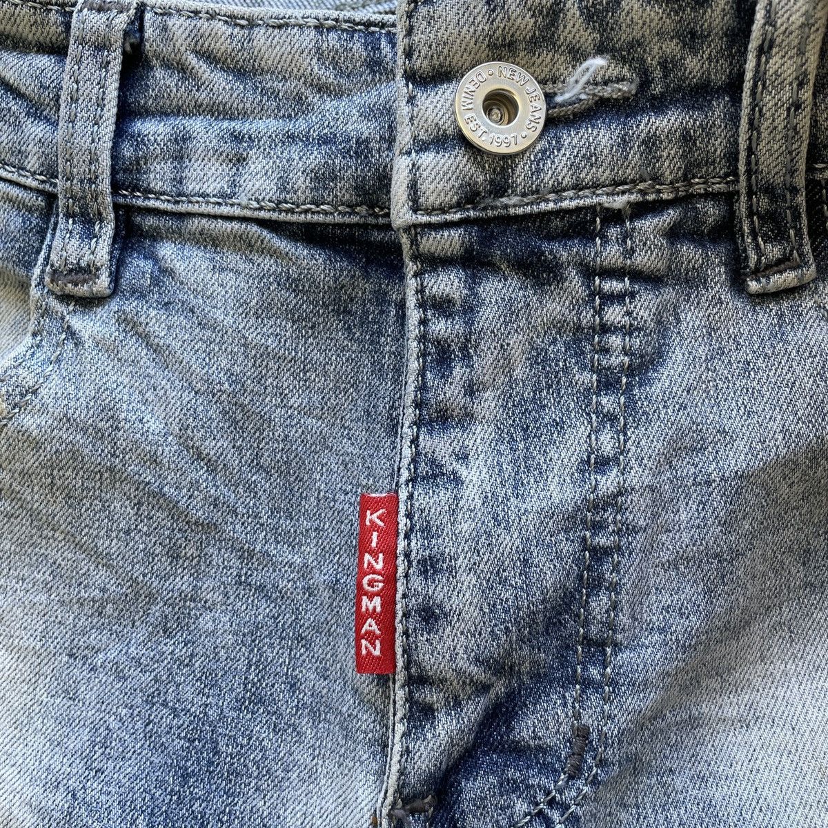 Vintage Vintage Designer Custom Distressed Denim Jeans Pants W29 Size US 29 - 6 Thumbnail