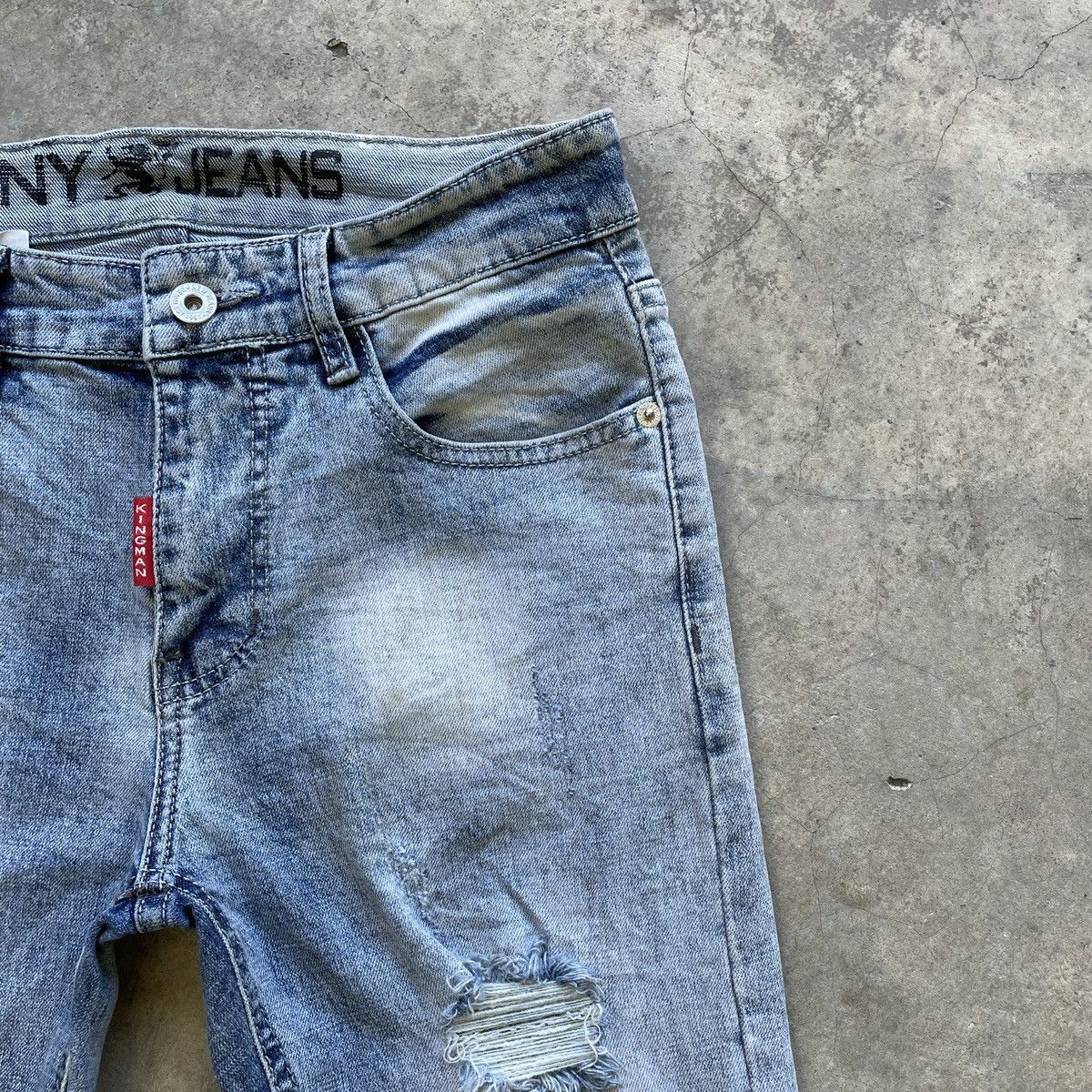 Vintage Vintage Designer Custom Distressed Denim Jeans Pants W29 Size US 29 - 4 Thumbnail