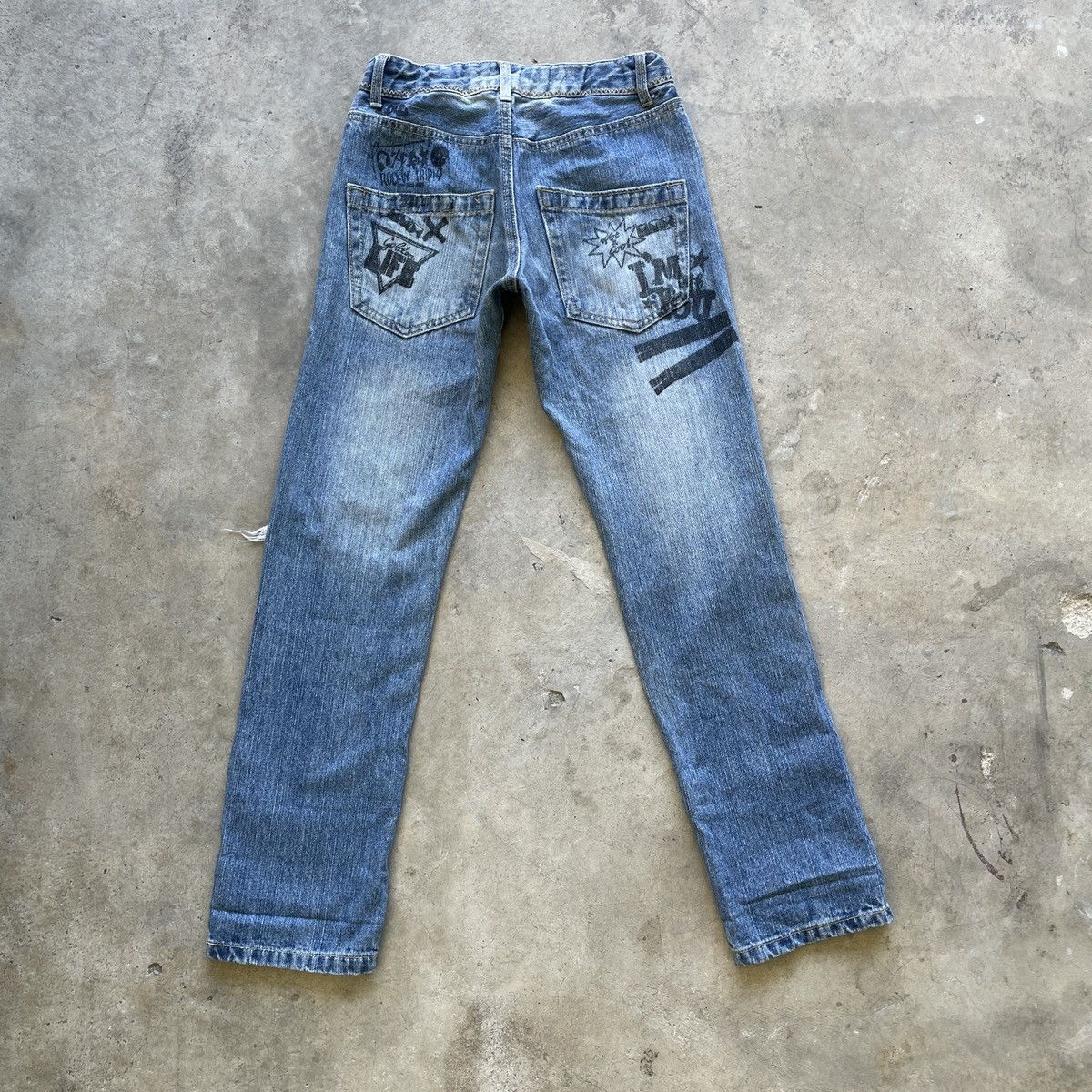 Japanese Brand Vintage PLT Jeans “Believe Me Come Together” Denim Pants Size US 29 - 12 Thumbnail