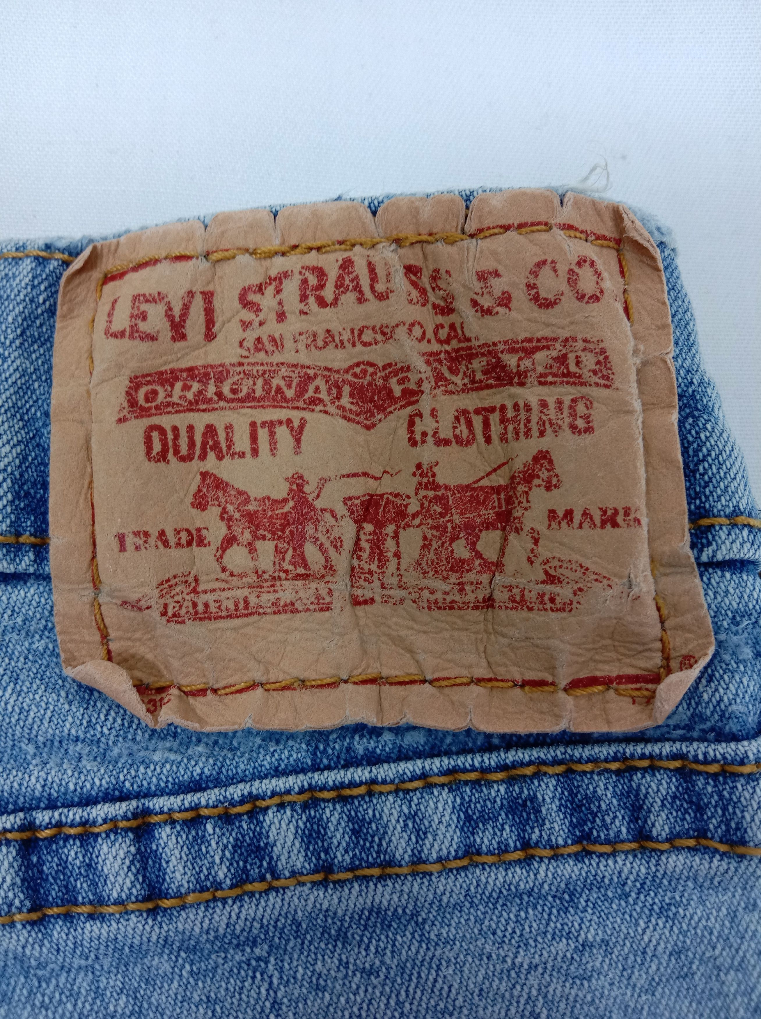 Levi's Vintage Levi's 550 Flare Jeans Light Wash Denim Size 34" / US 12 / IT 48 - 16 Thumbnail