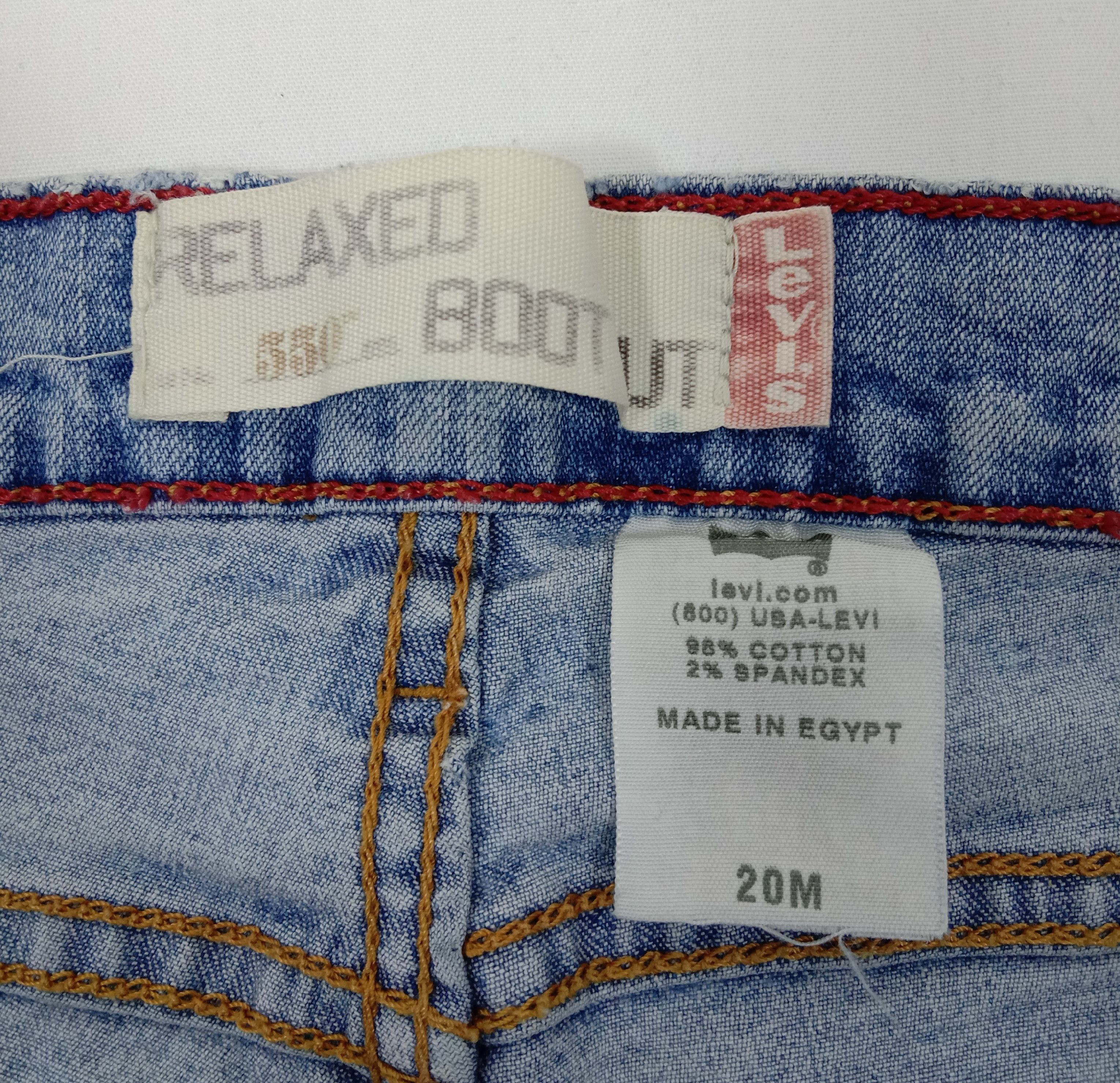Levi's Vintage Levi's 550 Flare Jeans Light Wash Denim Size 34" / US 12 / IT 48 - 15 Thumbnail