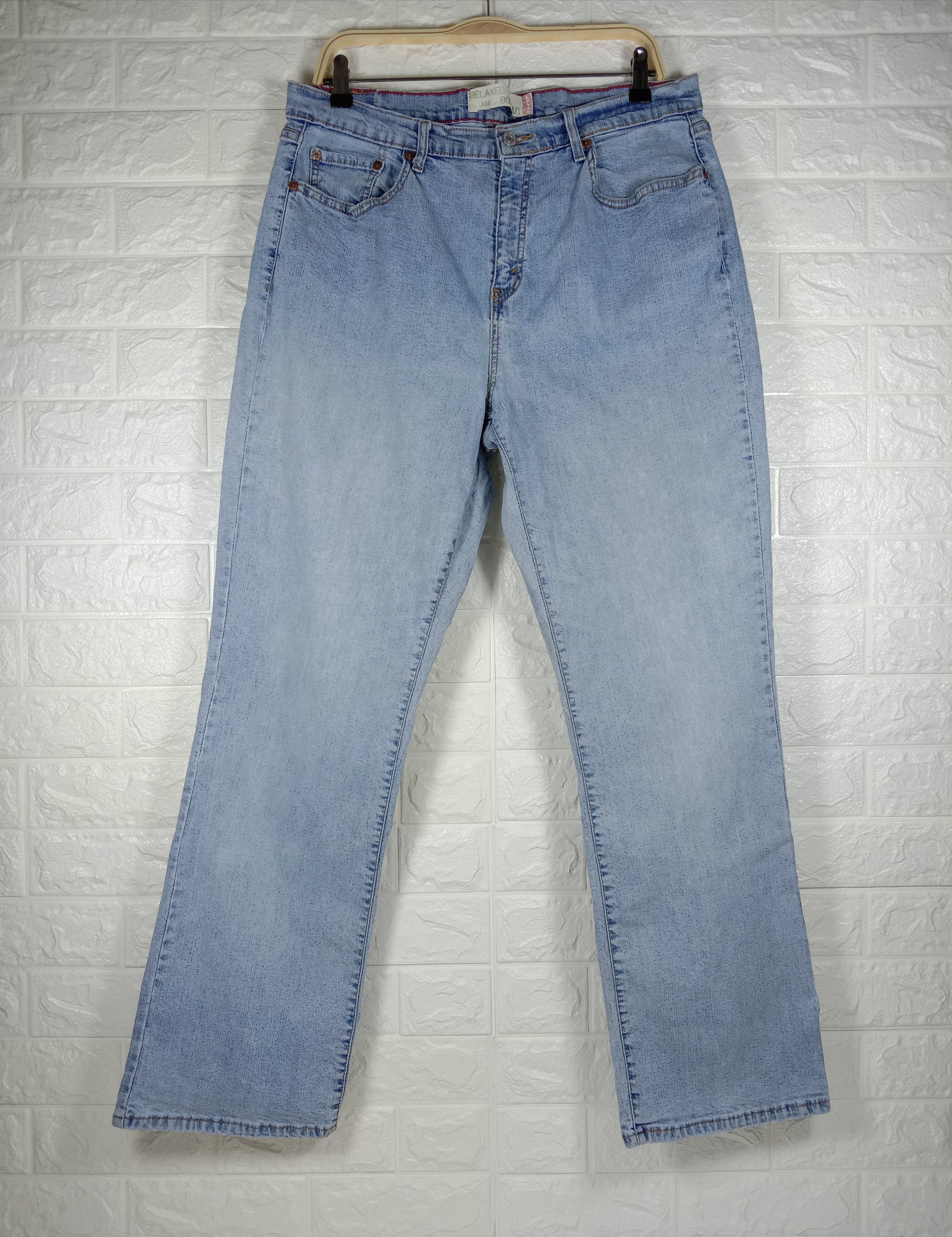 Levi's Vintage Levi's 550 Flare Jeans Light Wash Denim Size 34" / US 12 / IT 48 - 1 Thumbnail