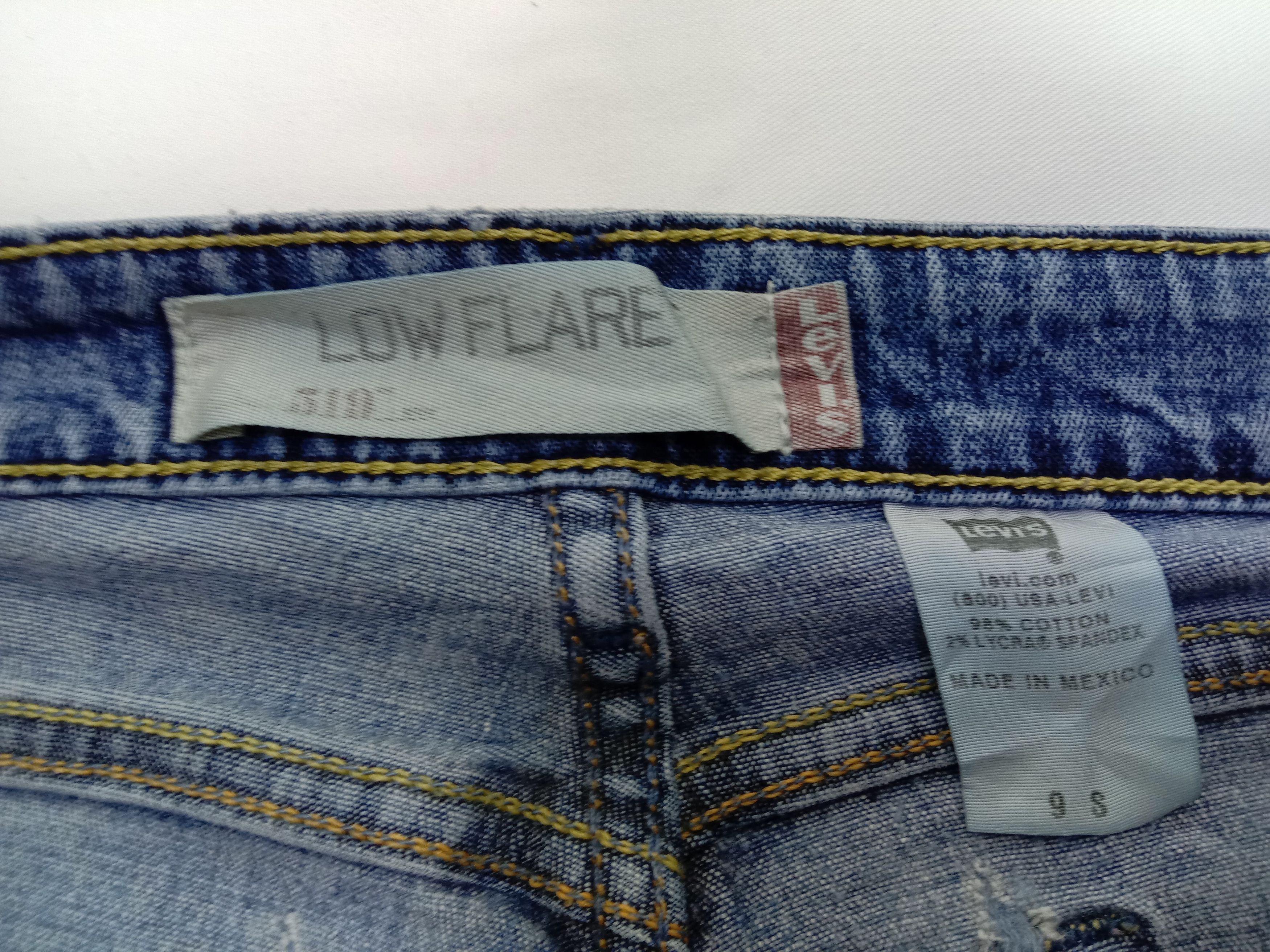 Levi's Vintage Levi's 519 Flare Jeans Blue Wash Denim Size 28" / US 6 / IT 42 - 16 Thumbnail