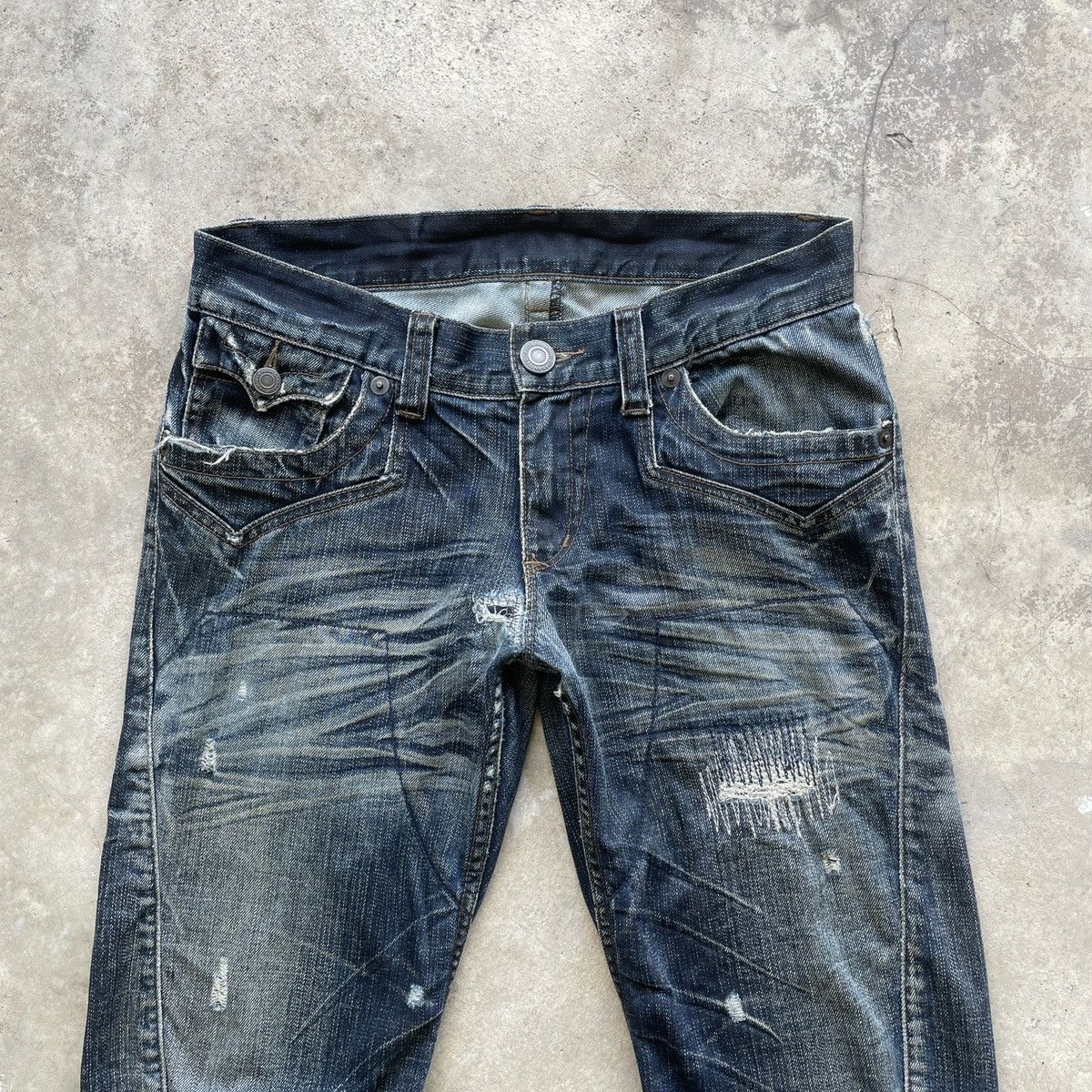 Japanese Brand × Jean × Vintage Vintage Rattle Trap Flare Denim Bootcut ...