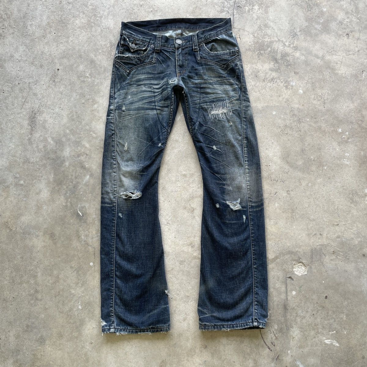 Japanese Brand × Jean × Vintage Vintage Rattle Trap Flare Denim Bootcut ...