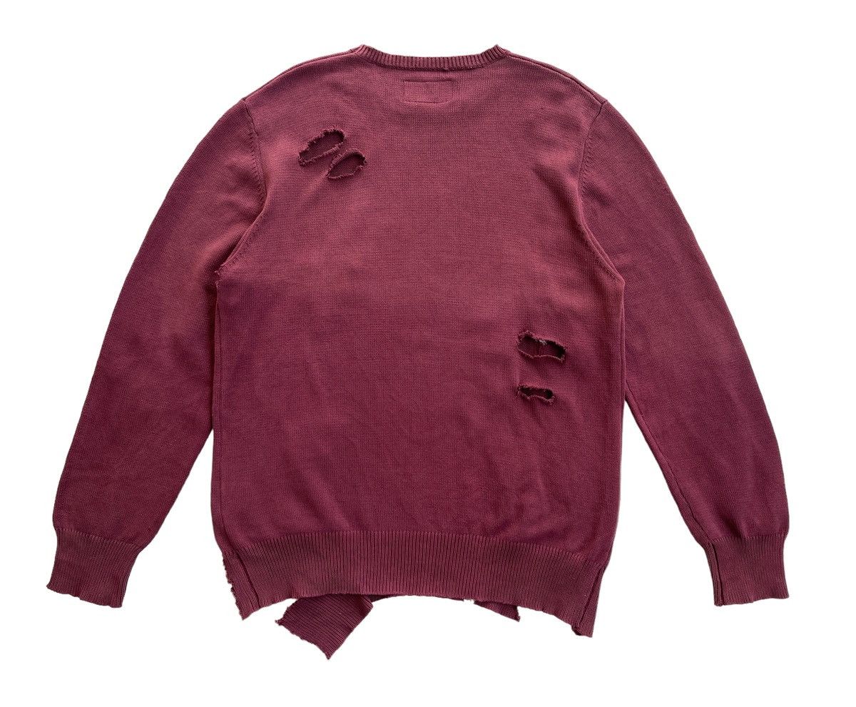 Neighborhood Crazy Distressed Faded Knit Sweater Size US XL / EU 56 / 4 - 7 Thumbnail