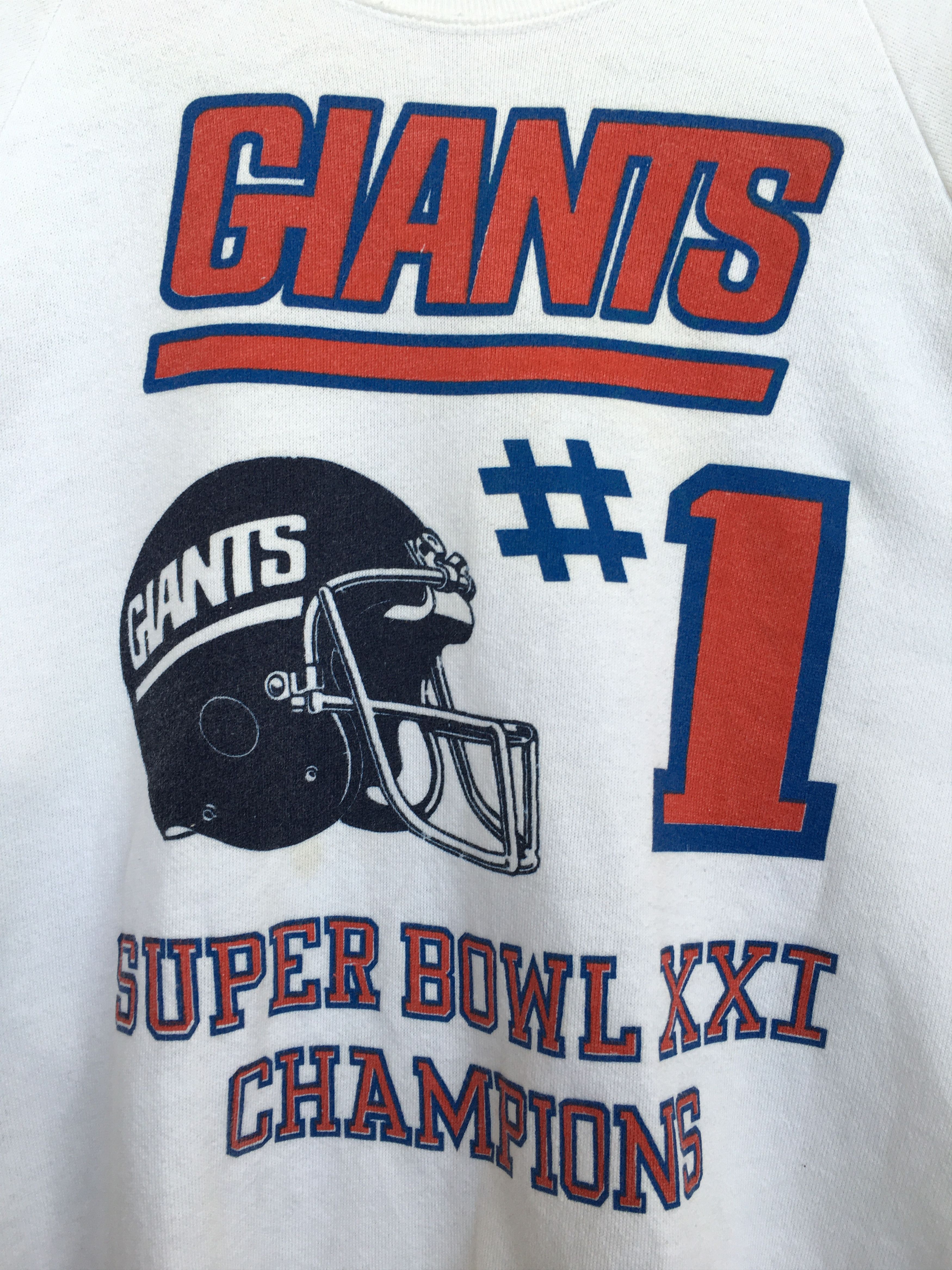 NFL Vintage 80s NFL New York Giants Sweatshirt Size US M / EU 48-50 / 2 - 3 Thumbnail