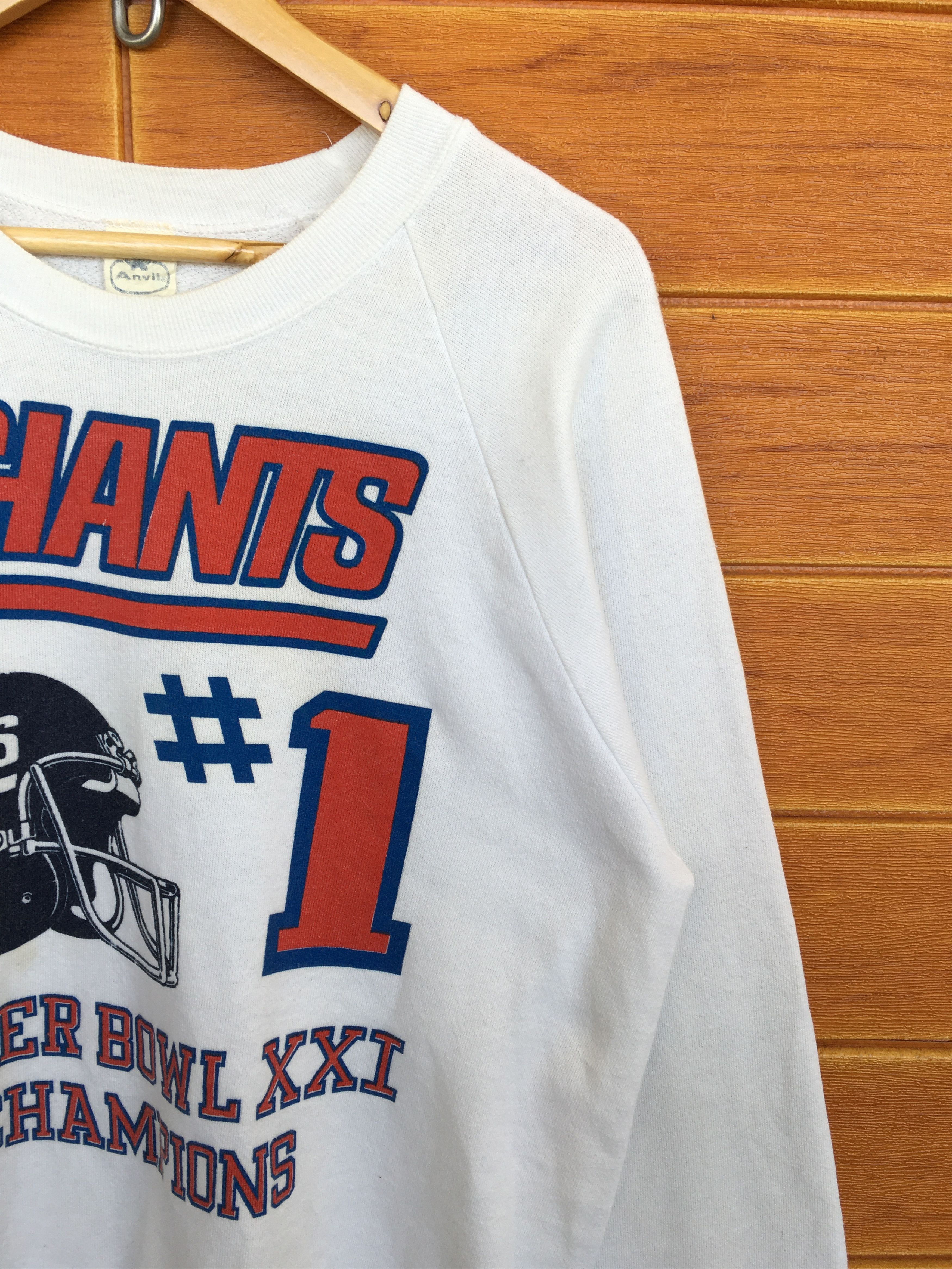NFL Vintage 80s NFL New York Giants Sweatshirt Size US M / EU 48-50 / 2 - 5 Thumbnail
