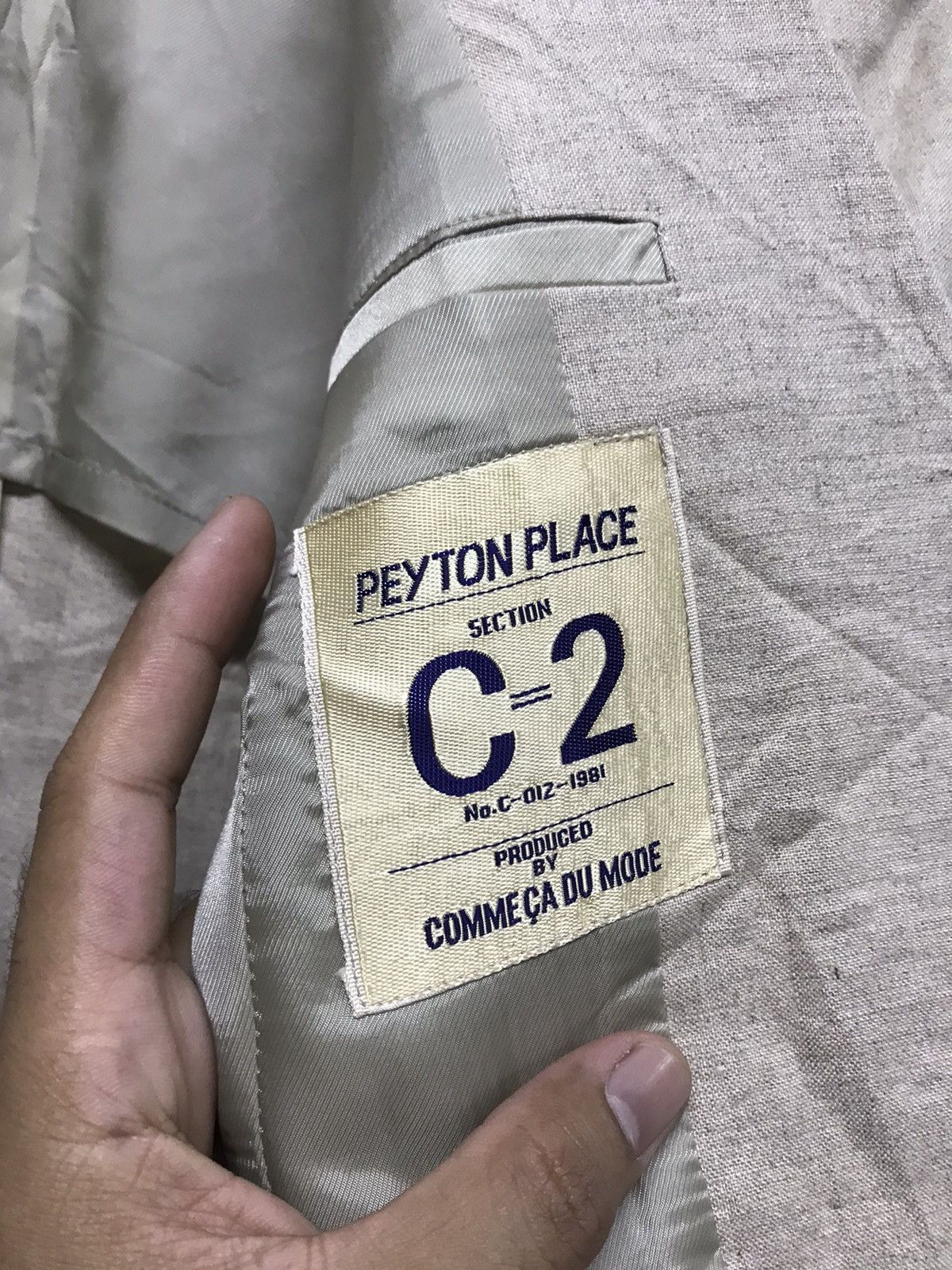 Comme Ca Ism Nice❗️Peyton Place Section C=2 x Comme Ca 2 Button Blazer Size US S / EU 44-46 / 1 - 6 Thumbnail
