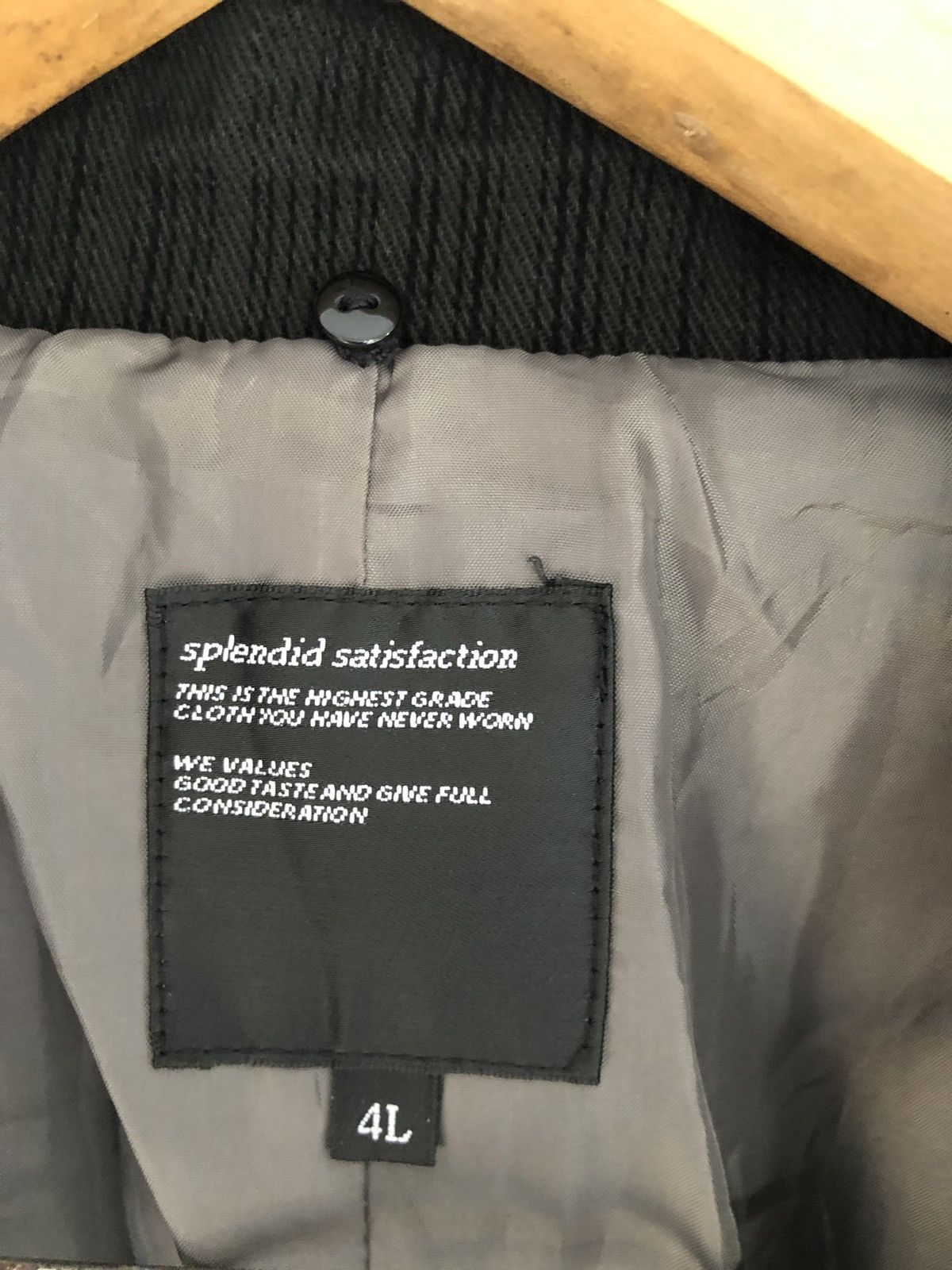 Japanese Brand Splendid Satisfaction Black Jacket Fashion Week Size US XXS / EU 40 - 7 Thumbnail
