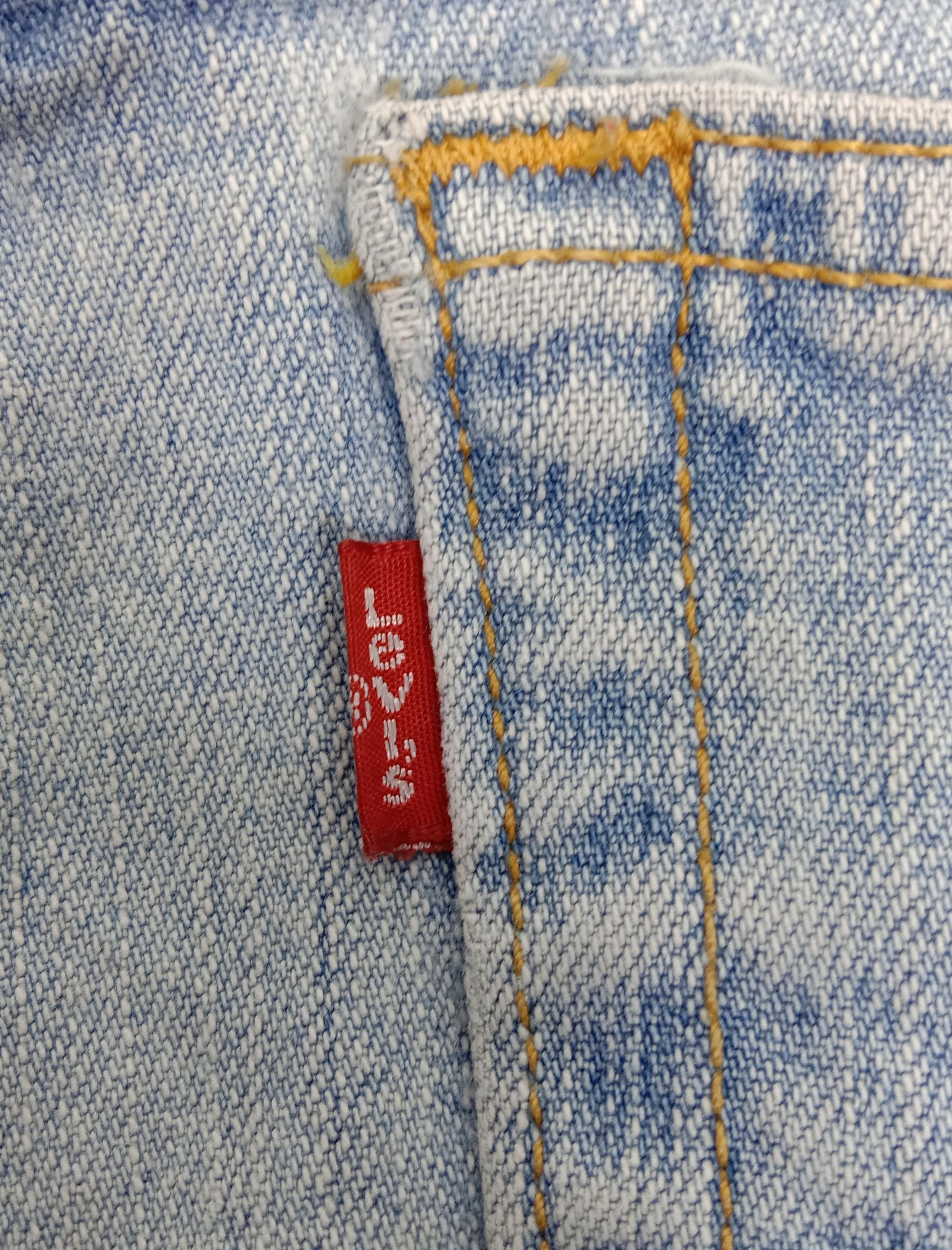 Levi's Vintage Levi's 550 Flare Jeans Light Wash Denim Size 29" - 12 Thumbnail