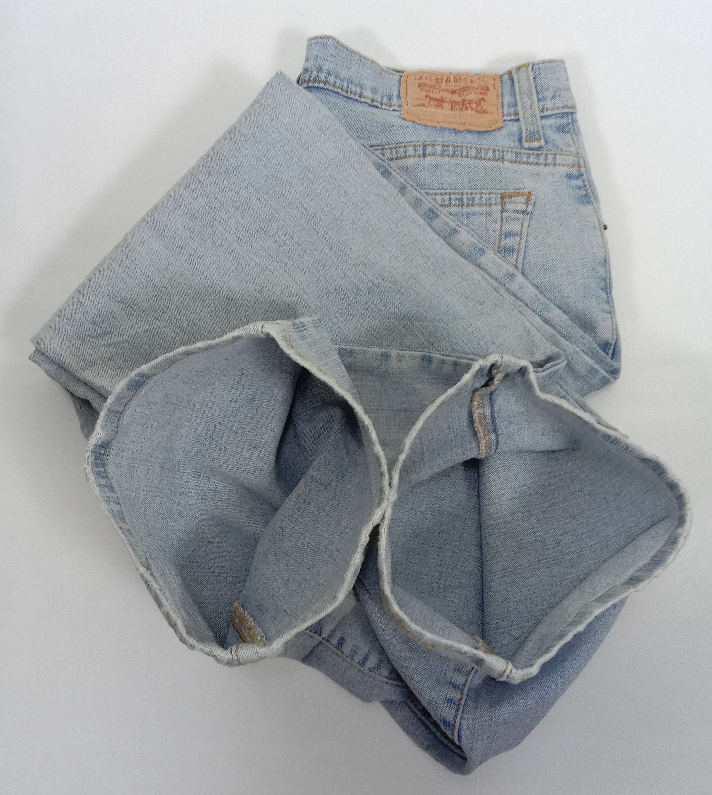 Levi's Vintage Levi's 550 Flare Jeans Light Wash Denim Size 29" - 16 Thumbnail