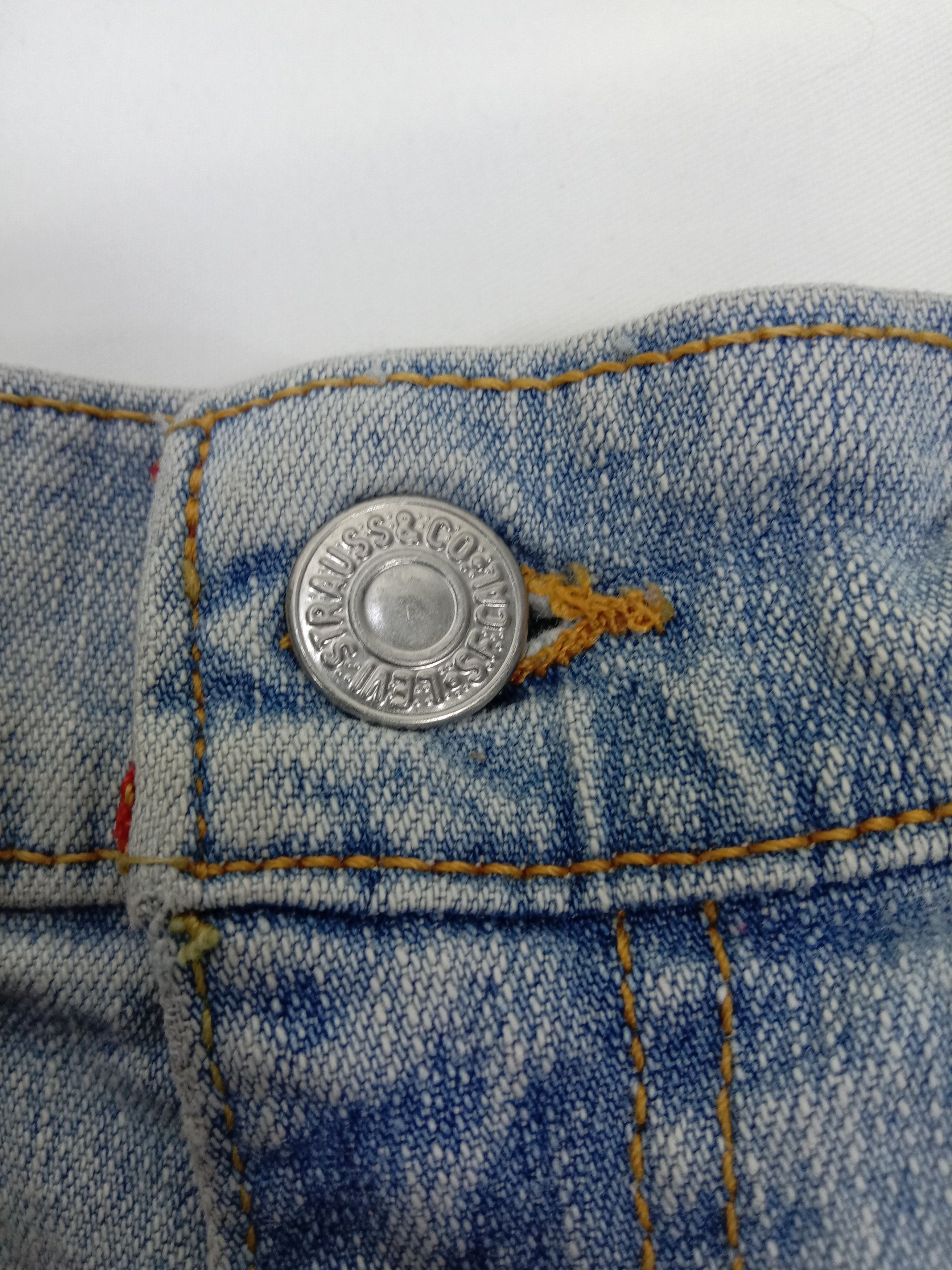 Levi's Vintage Levi's 550 Flare Jeans Light Wash Denim Size 29" - 10 Thumbnail