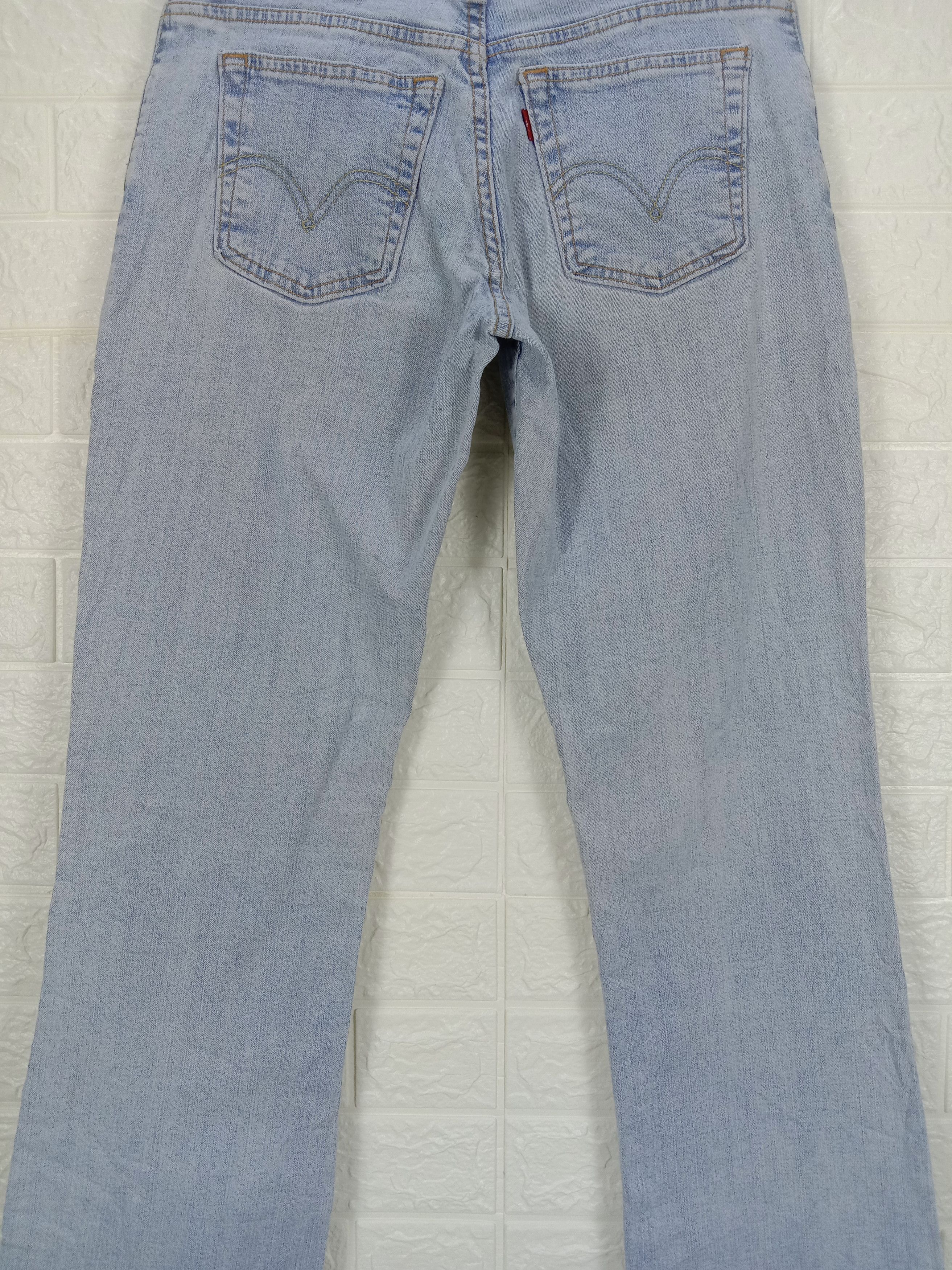 Levi's Vintage Levi's 550 Flare Jeans Light Wash Denim Size 29" - 7 Thumbnail