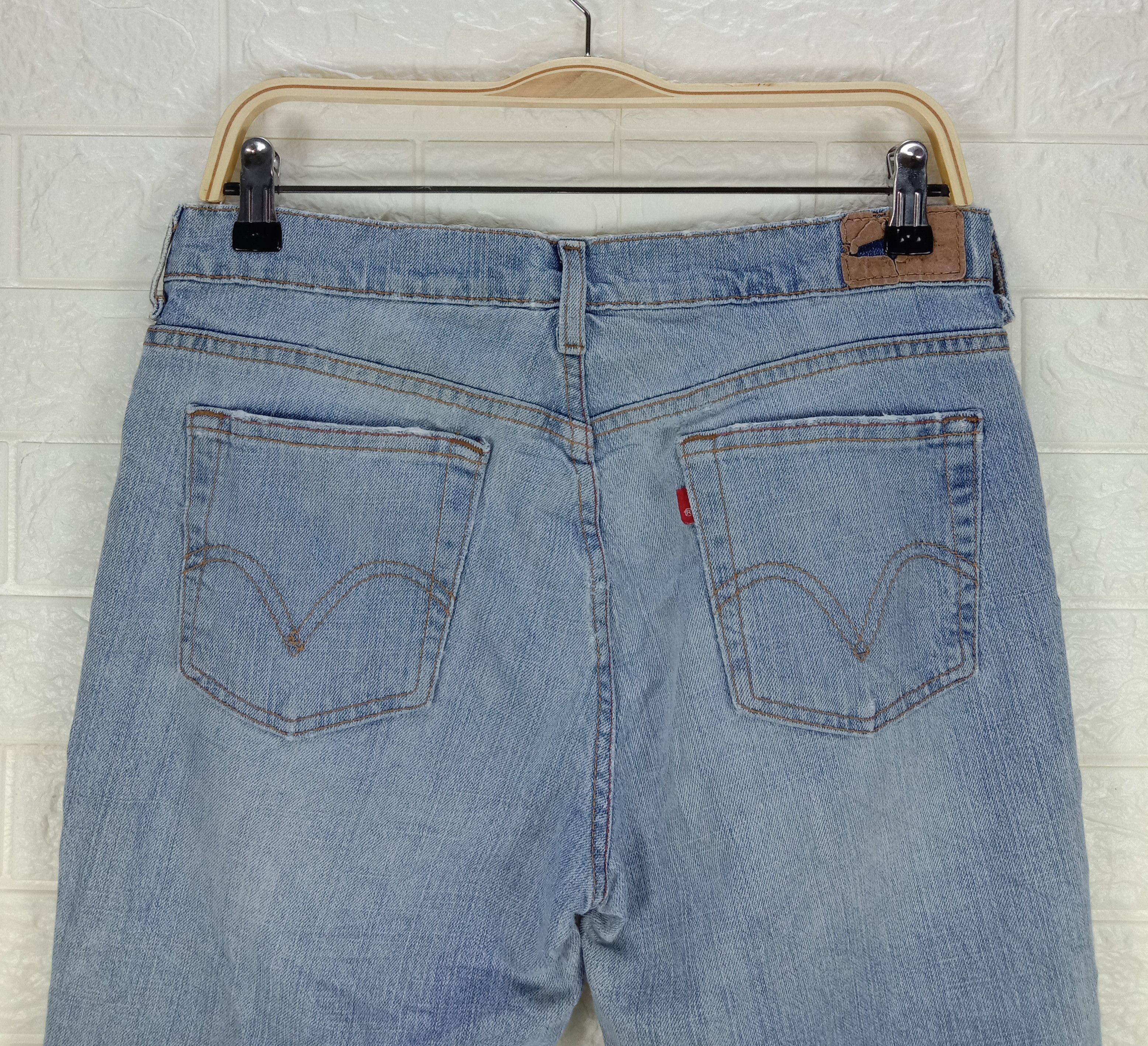 Levi's Vintage Levi's 505 Light Wash Jeans Straight Leg Denim Size 31" - 6 Thumbnail