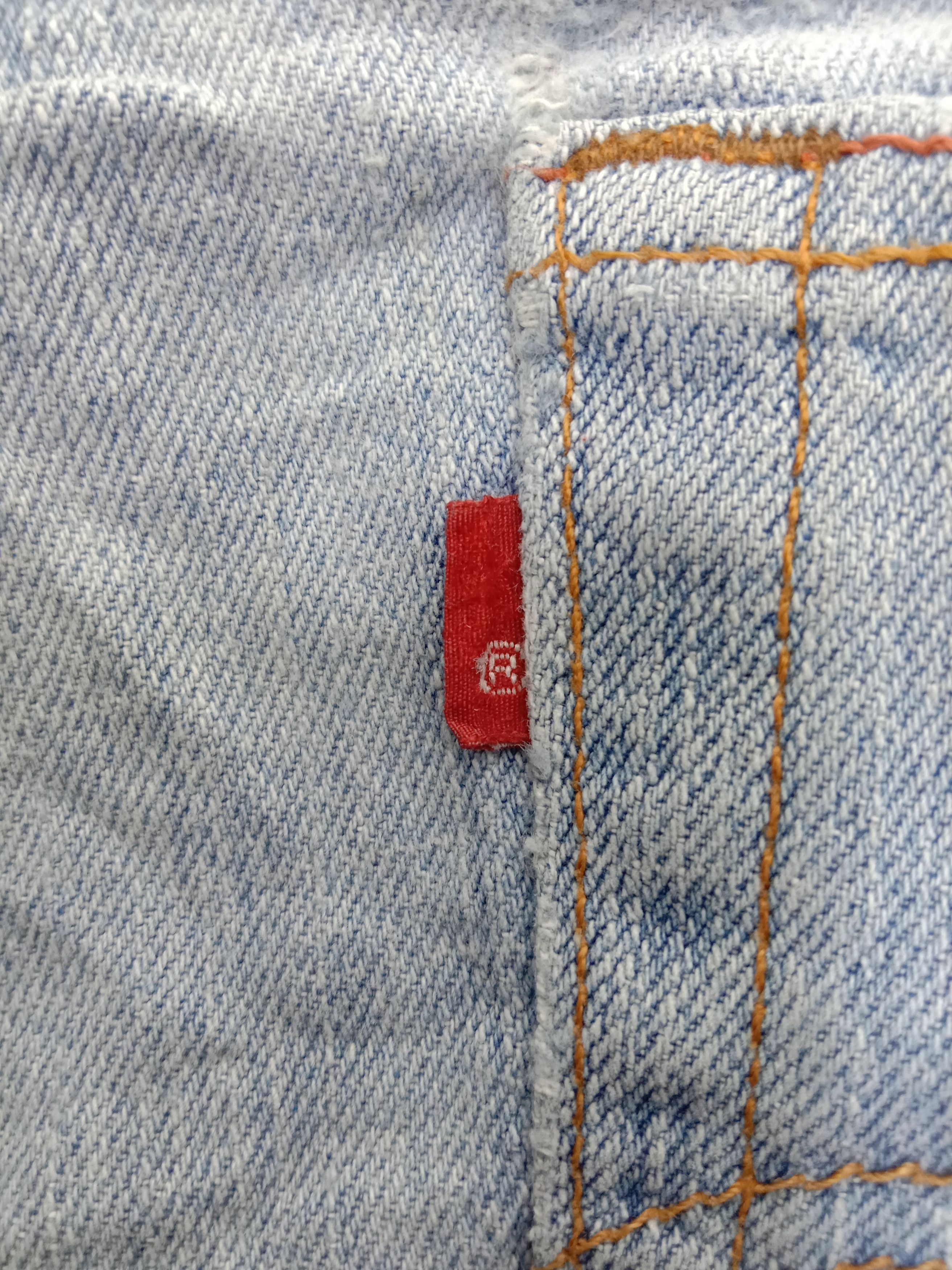 Levi's Vintage Levi's 505 Light Wash Jeans Straight Leg Denim Size 31" - 13 Thumbnail