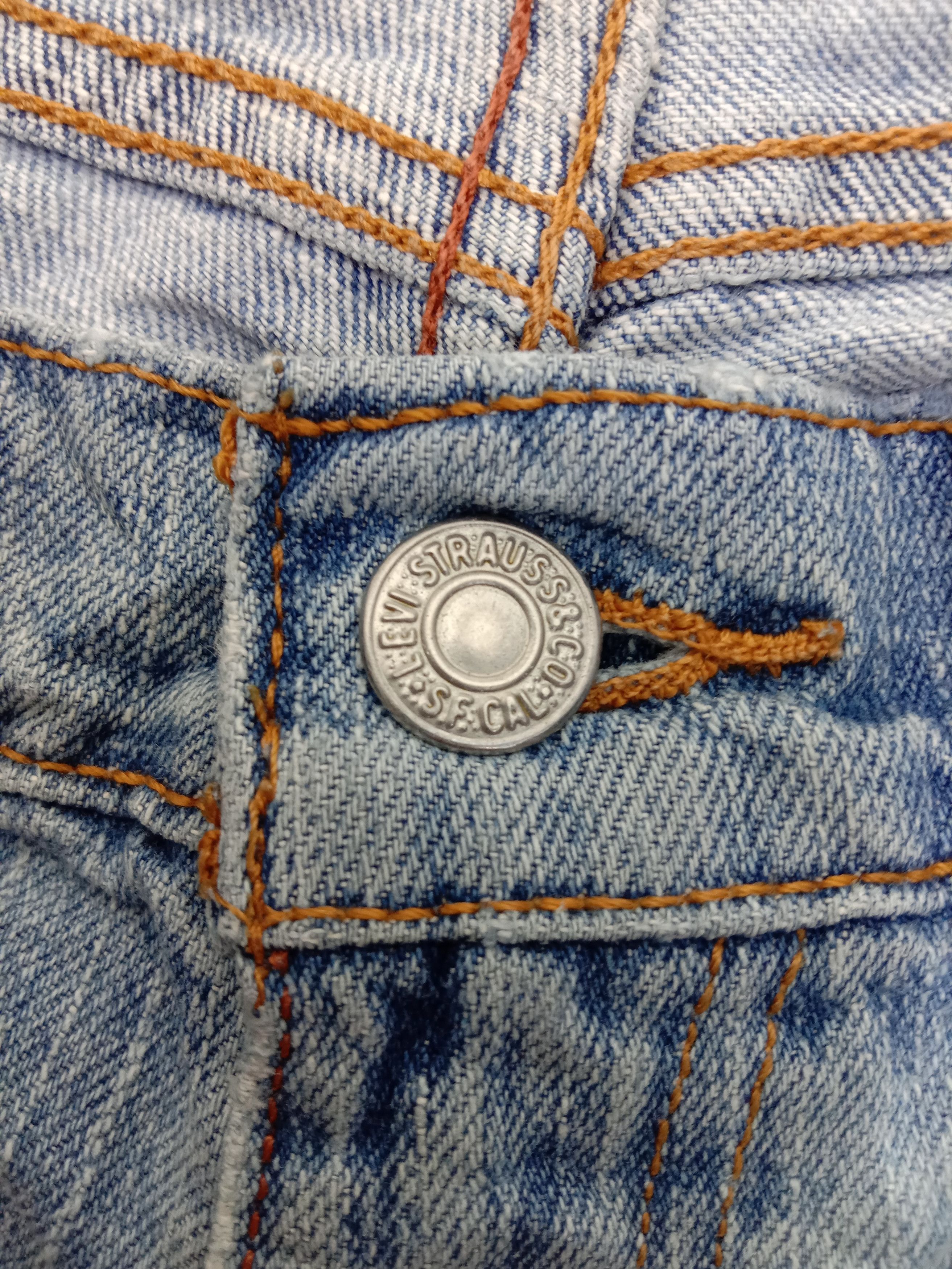 Levi's Vintage Levi's 505 Light Wash Jeans Straight Leg Denim Size 31" - 10 Thumbnail