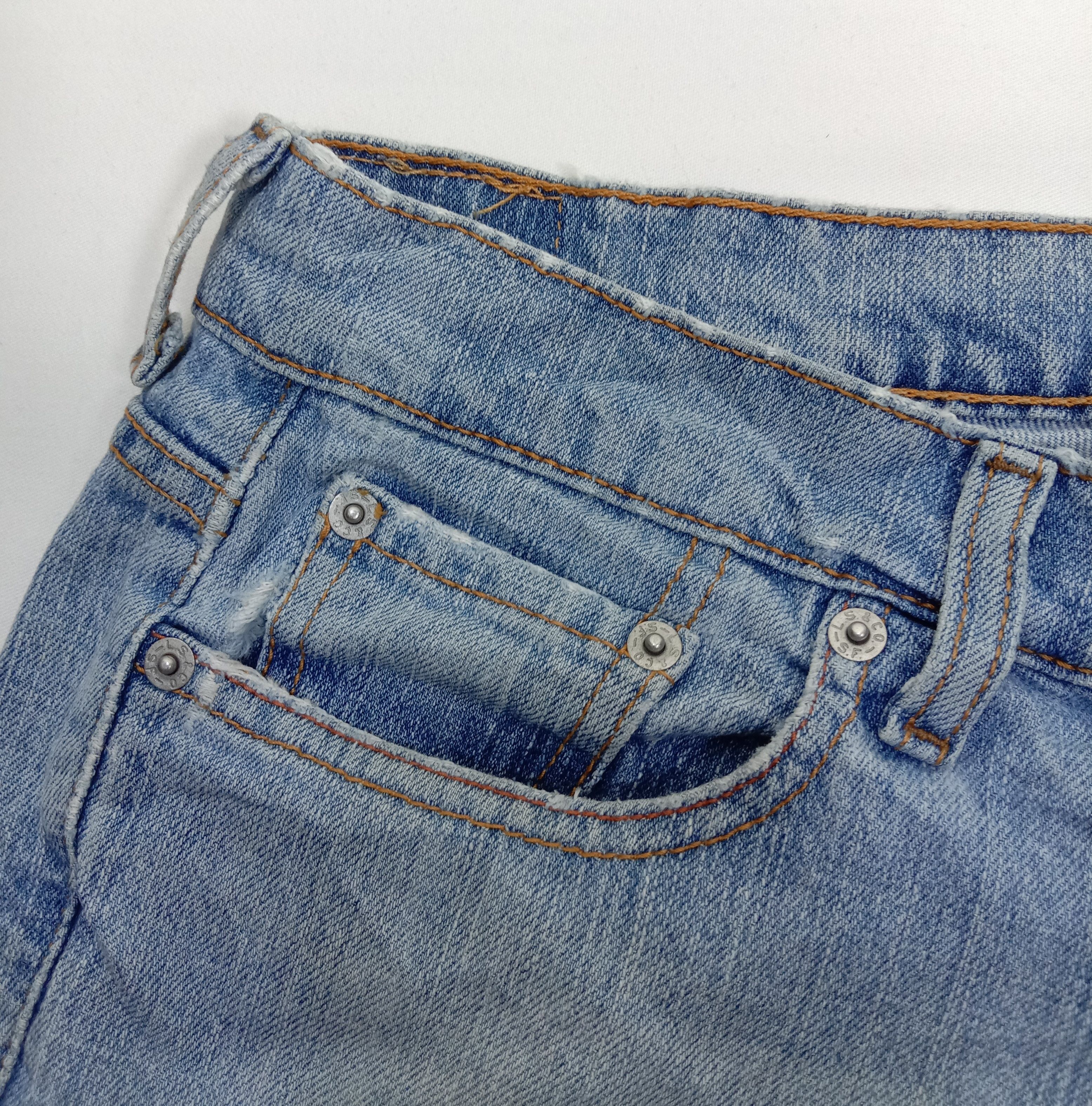 Levi's Vintage Levi's 505 Light Wash Jeans Straight Leg Denim Size 31" - 12 Thumbnail