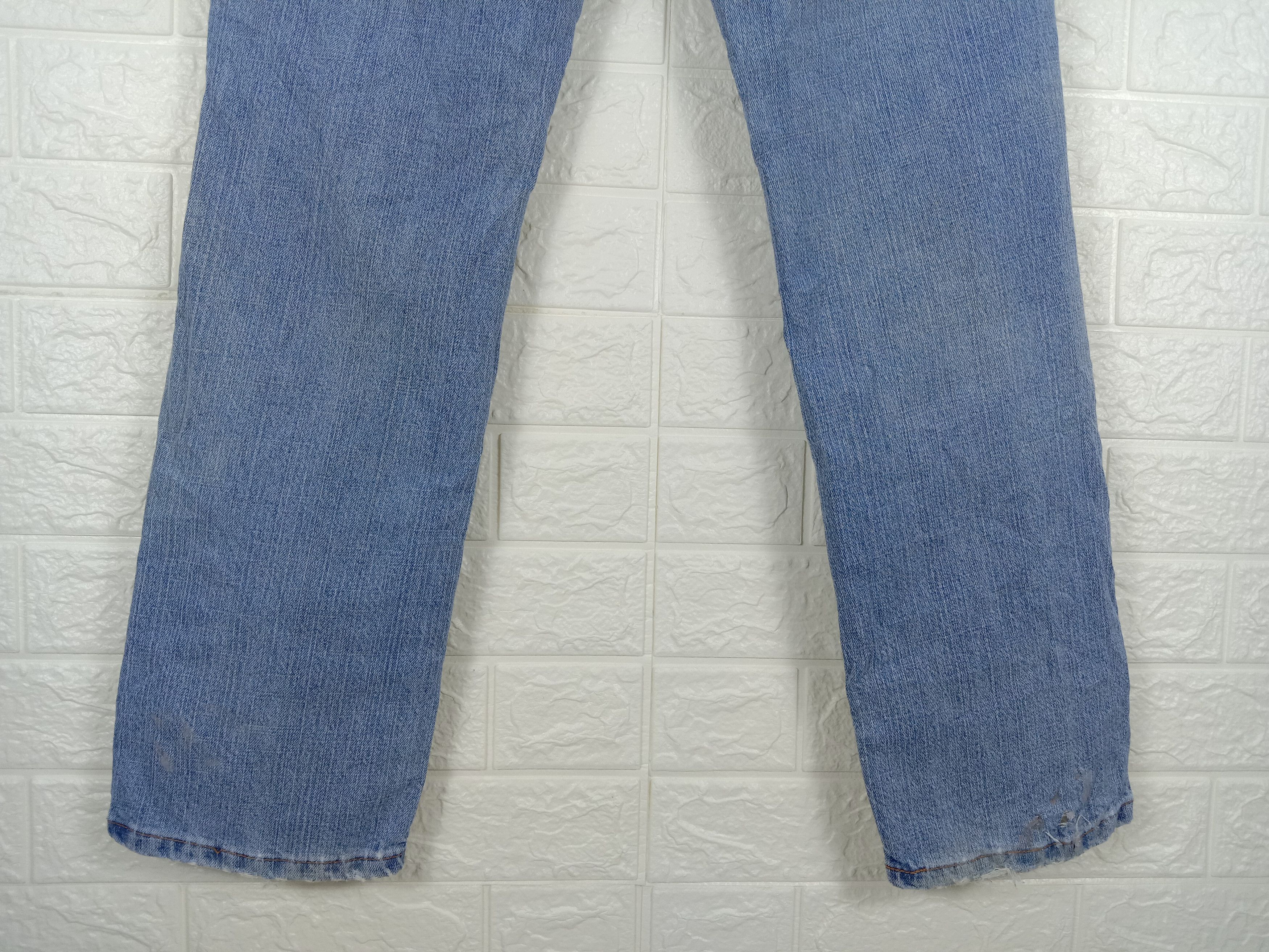 Levi's Vintage Levi's 505 Light Wash Jeans Straight Leg Denim Size 31" - 8 Thumbnail