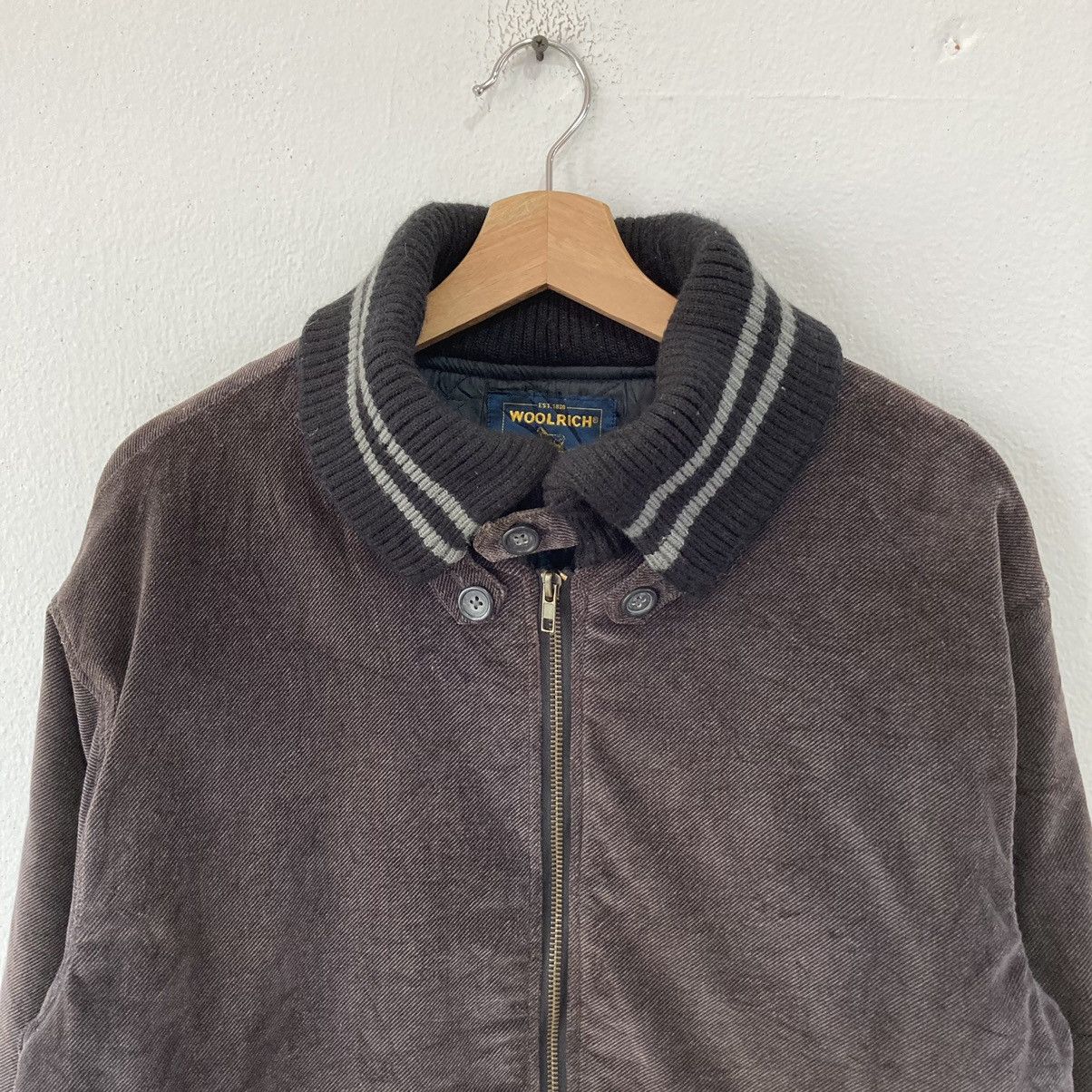 Woolrich Woolen Mills Woolrich Velvet Bomber Jacket Size US L / EU 52-54 / 3 - 3 Thumbnail