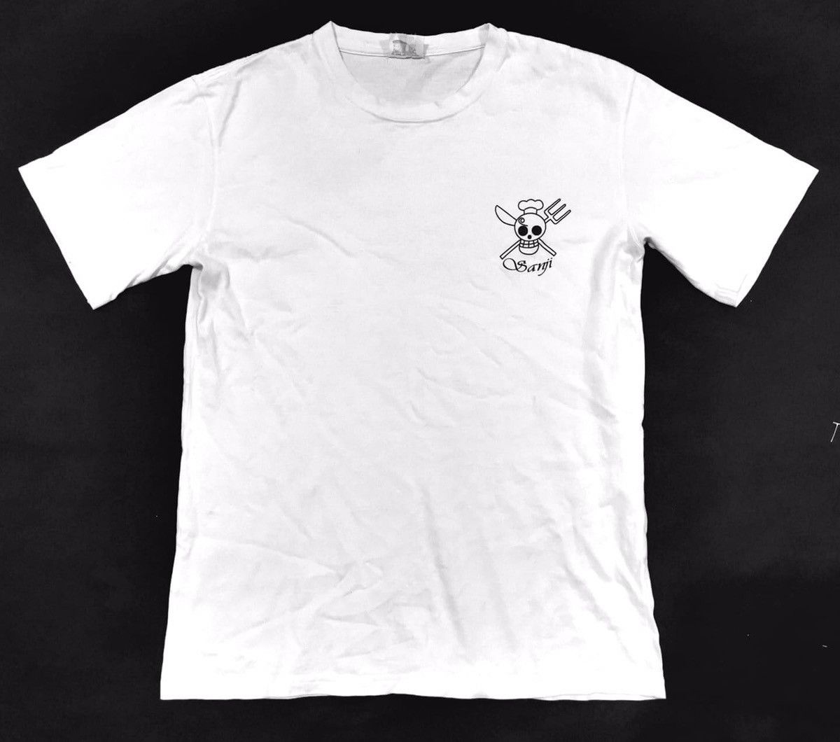 Anime Vintage 2000 One Piece Sanji “Black Leg” TV Promo T Shirt Size US M / EU 48-50 / 2 - 4 Thumbnail